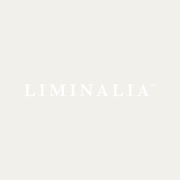 The word "LIMINALIA" is written in black uppercase letters on a light background.