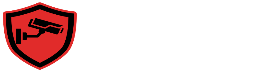 Protek Surveillance logo with a red shield and a black security camera, and white text that says 'Protek Surveillance' and 'Protection anytime, anywhere.'