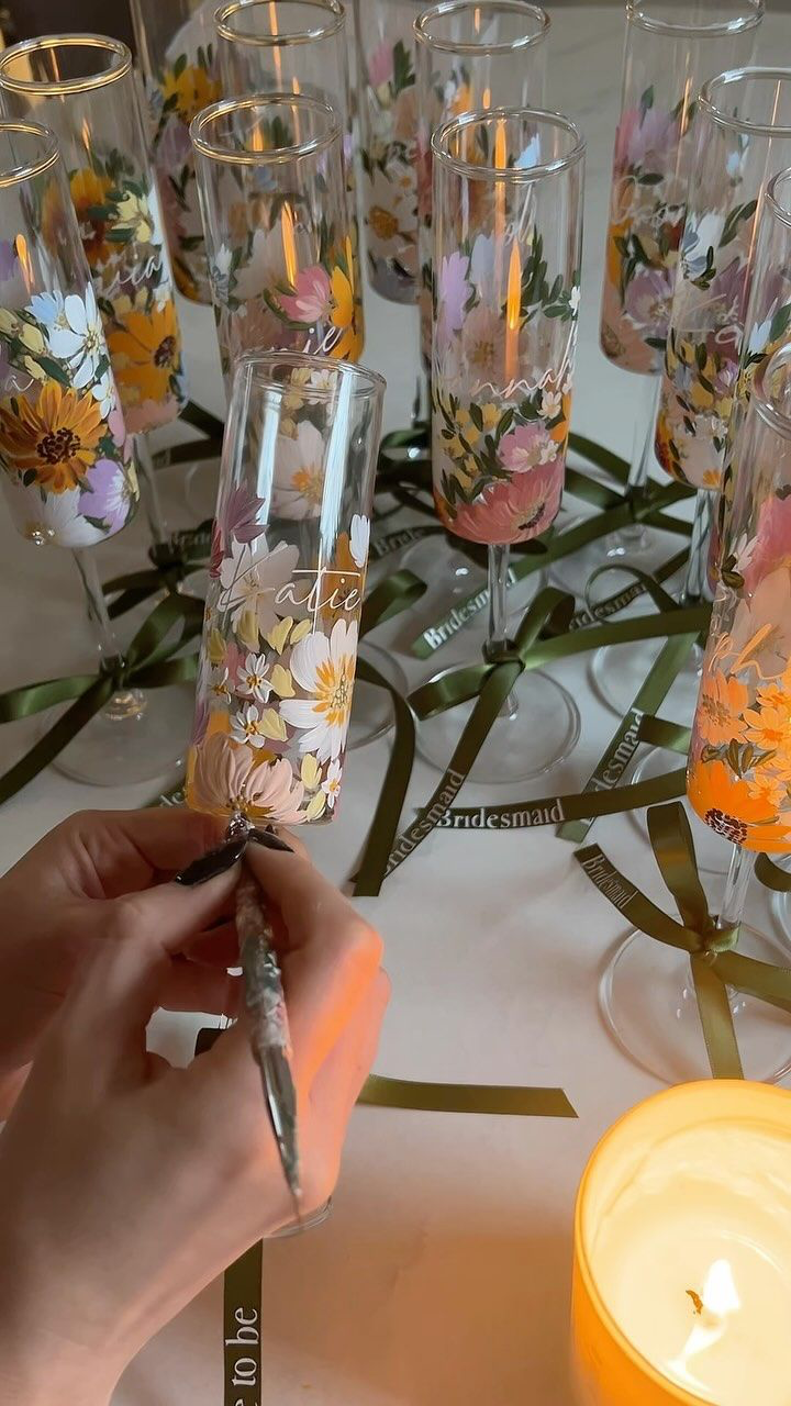 Painting on glass, canvas and more