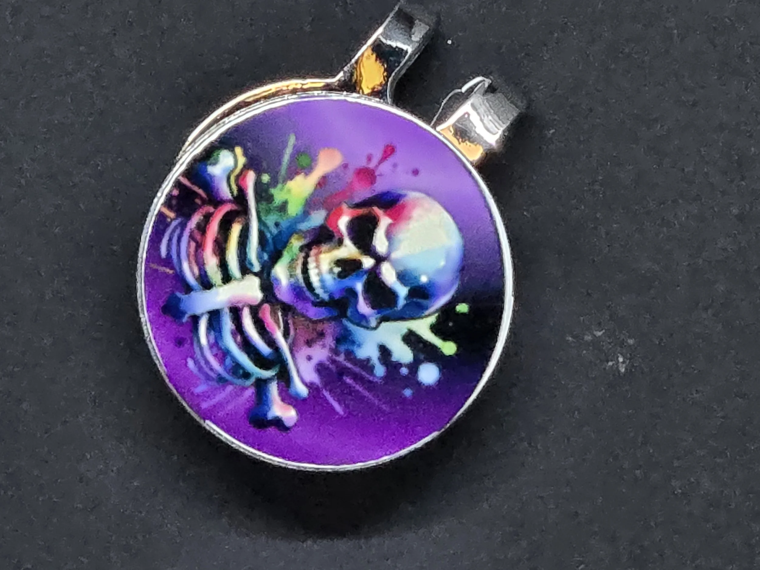 CREEPY cute Skeleton ball marker