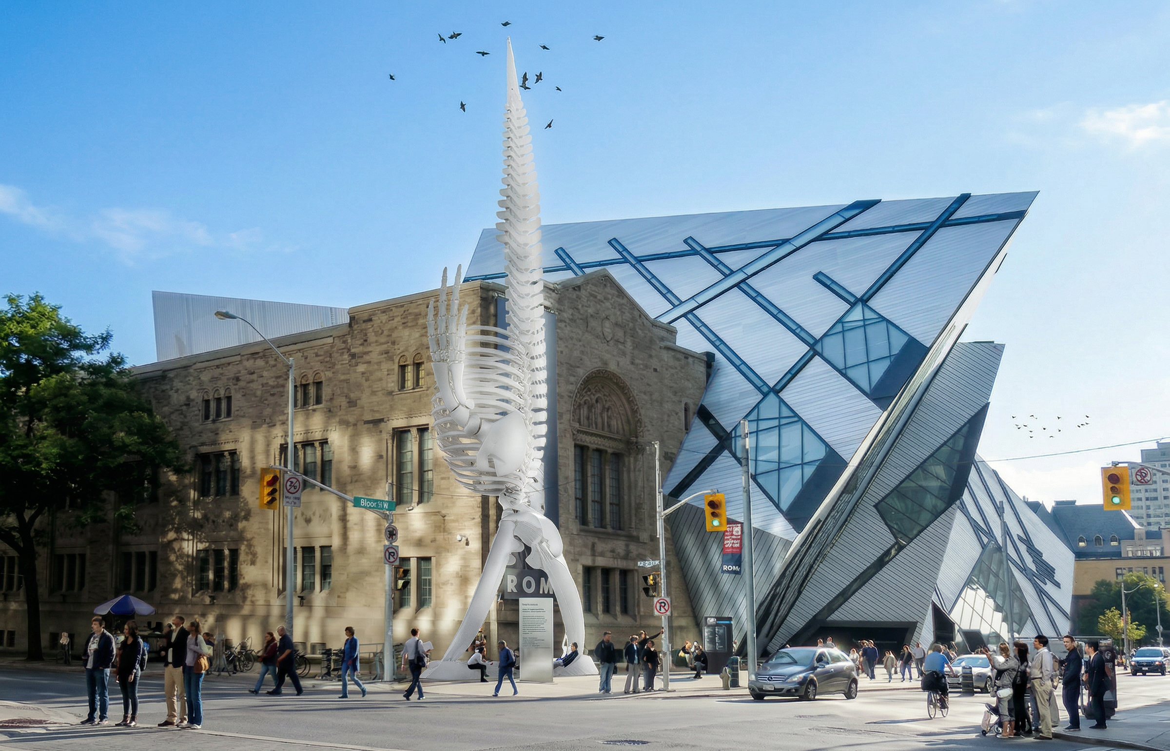 STANDING WHALE