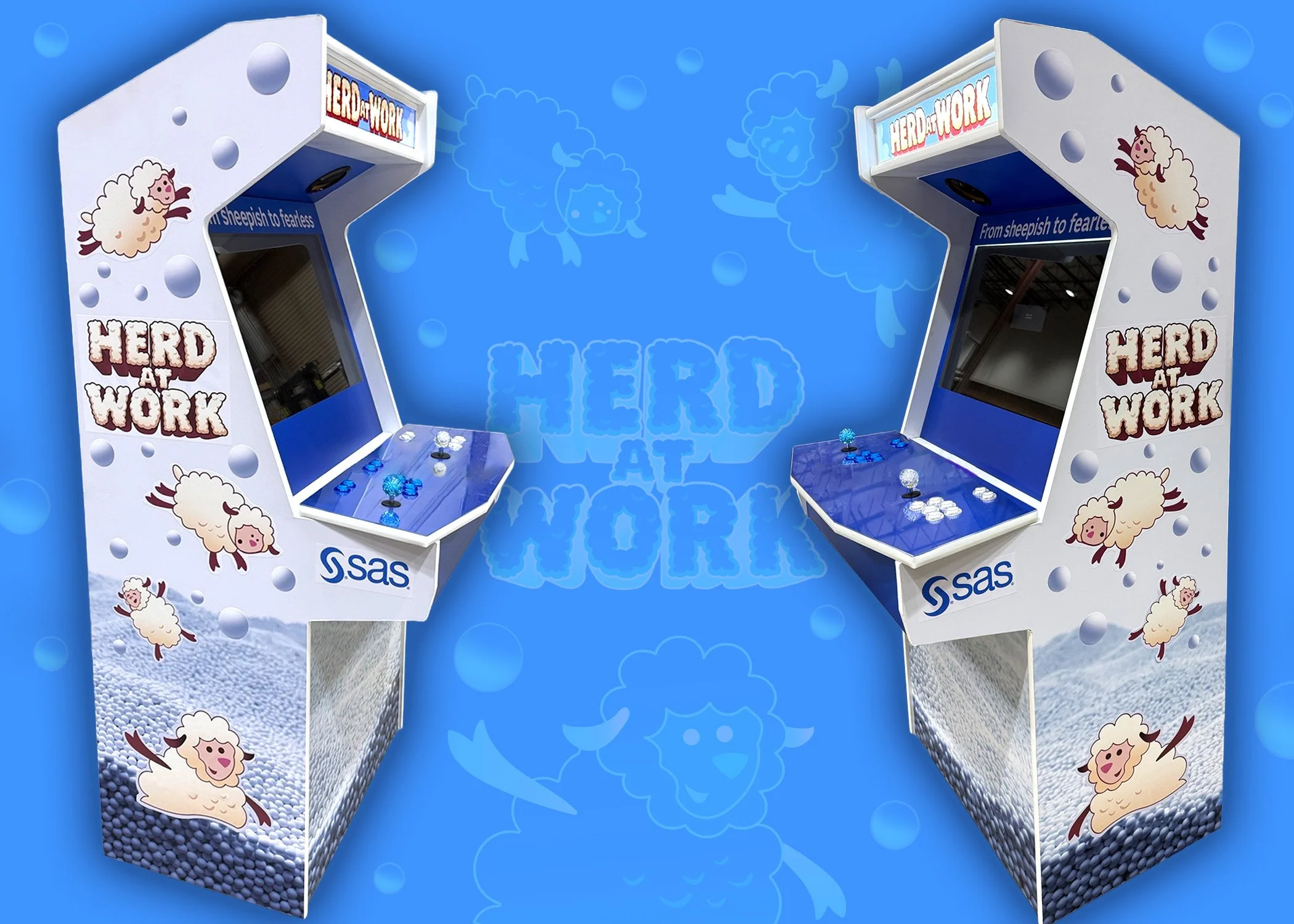 Console design for a SAS-powered game created by local college students