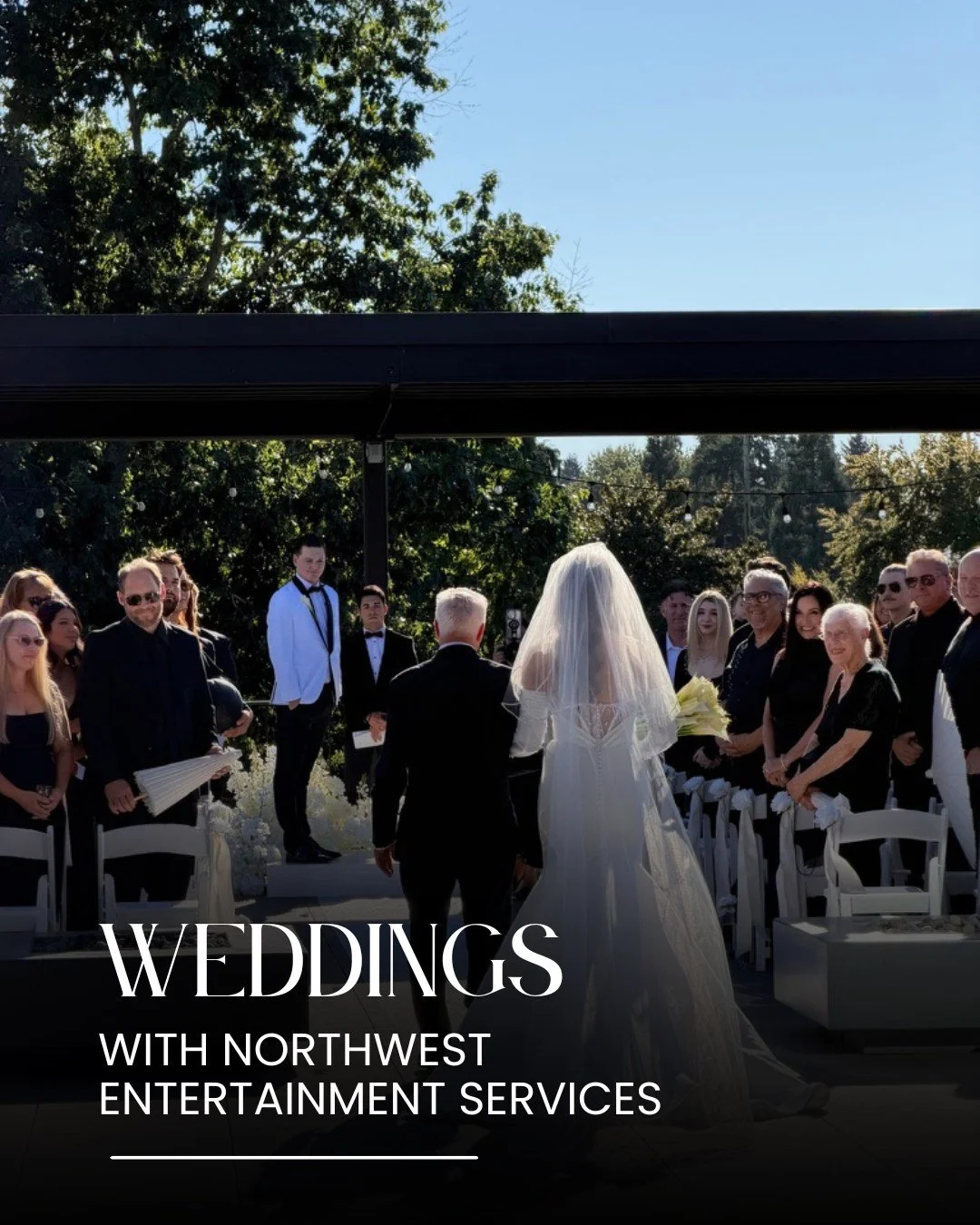 It's wedding season, and Northwest Entertainment Services is here to pack the dance floor. From intimate celebrations to multi-day events, we're ready for it.
ㅤ
With over 20 years of experience, state-of-the-art equipment, seamless planning, and cust