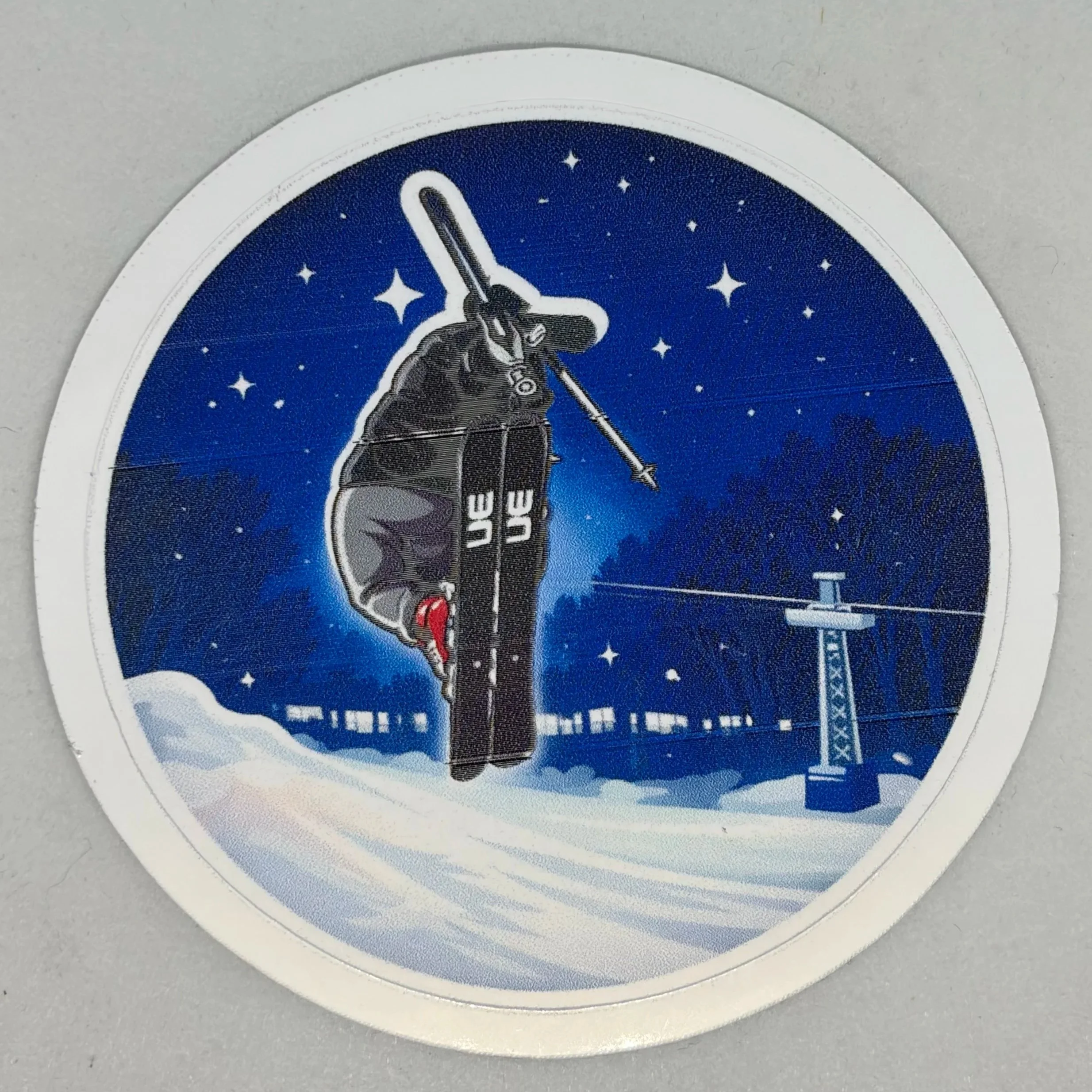 Sticker - Dwight Ski Trick