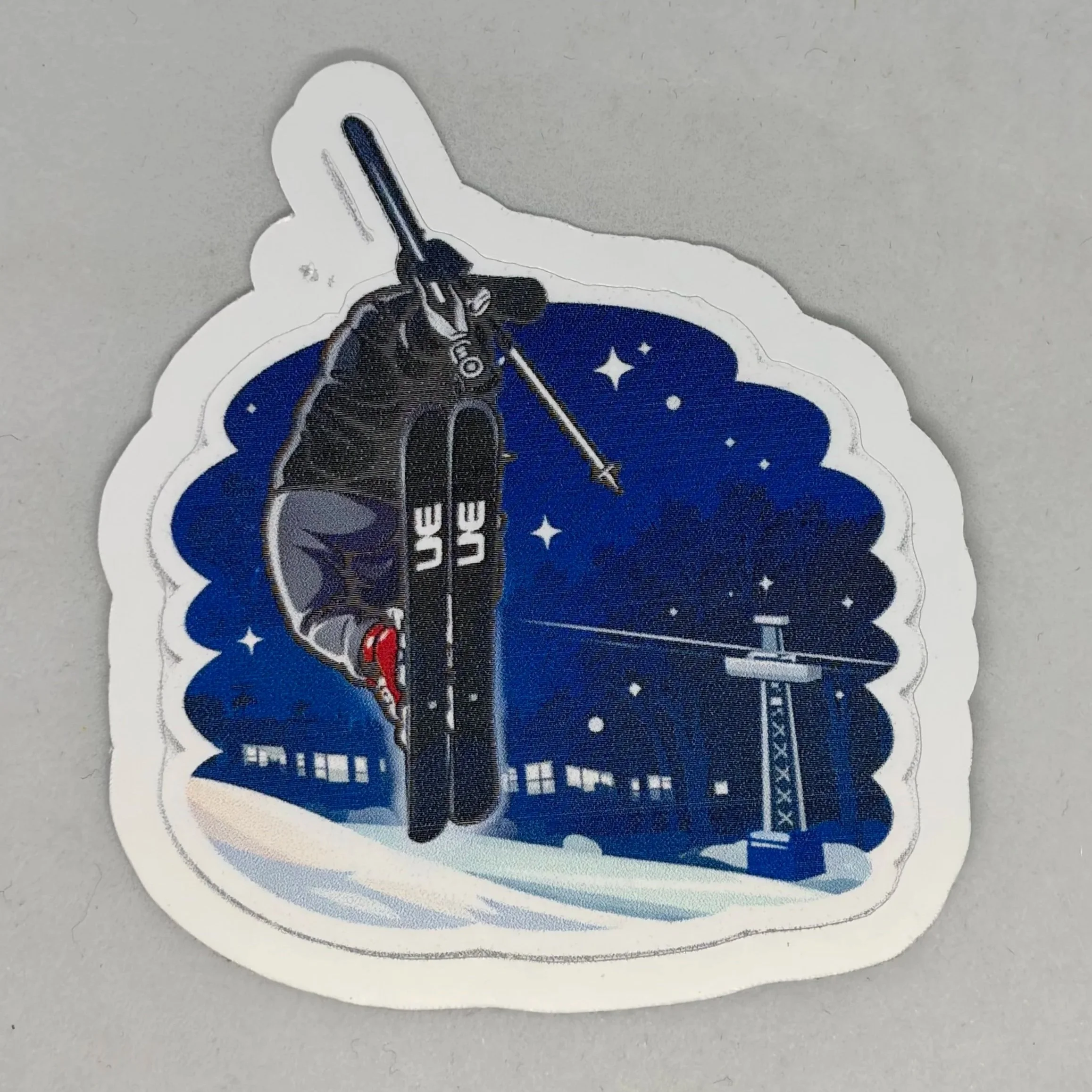 Sticker - Dwight Ski Trick