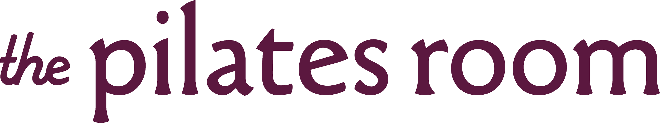 Logo for The Plates of Room with stylized purple text.