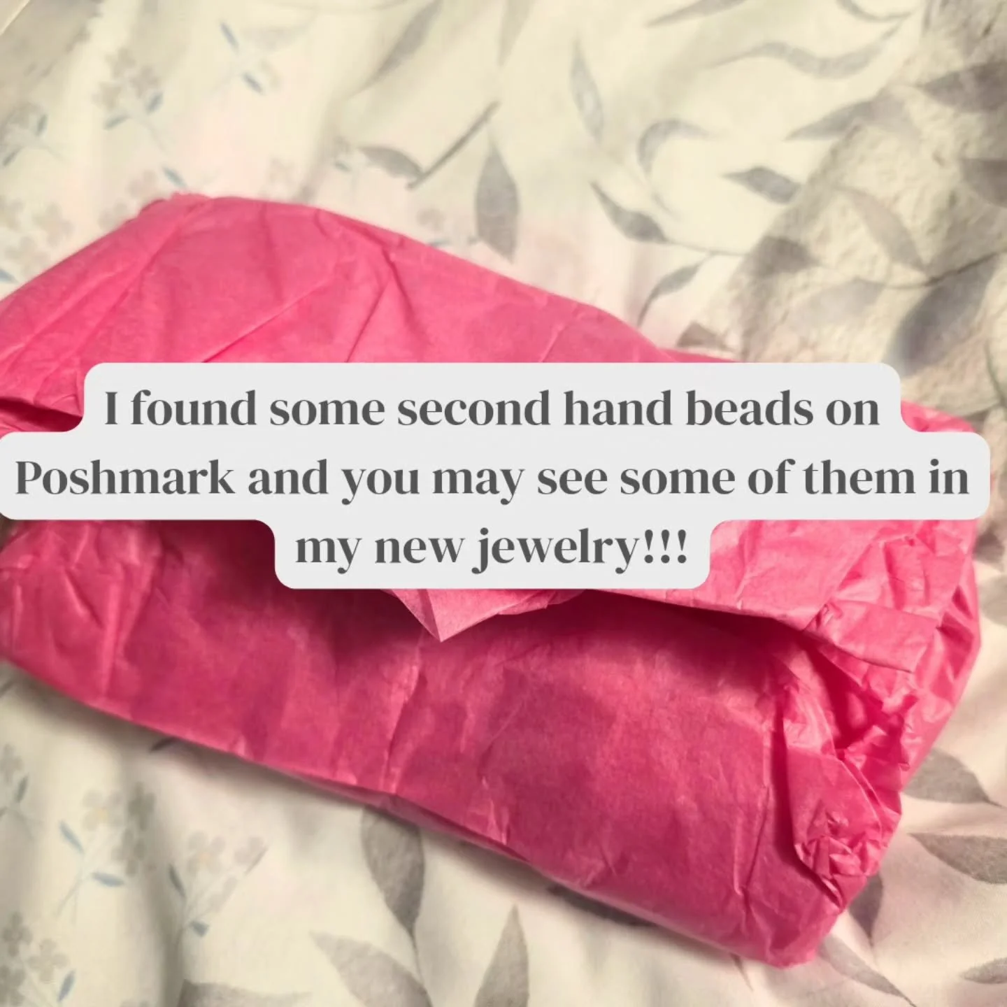 One thing you may not realize about jewelry makers is just how much time it takes to source beads and other materials.  This is especially true when you want to buy second hand, so finding these pieces on Poshmark was SUCH. A. THRILL! 🥰

I can't wai