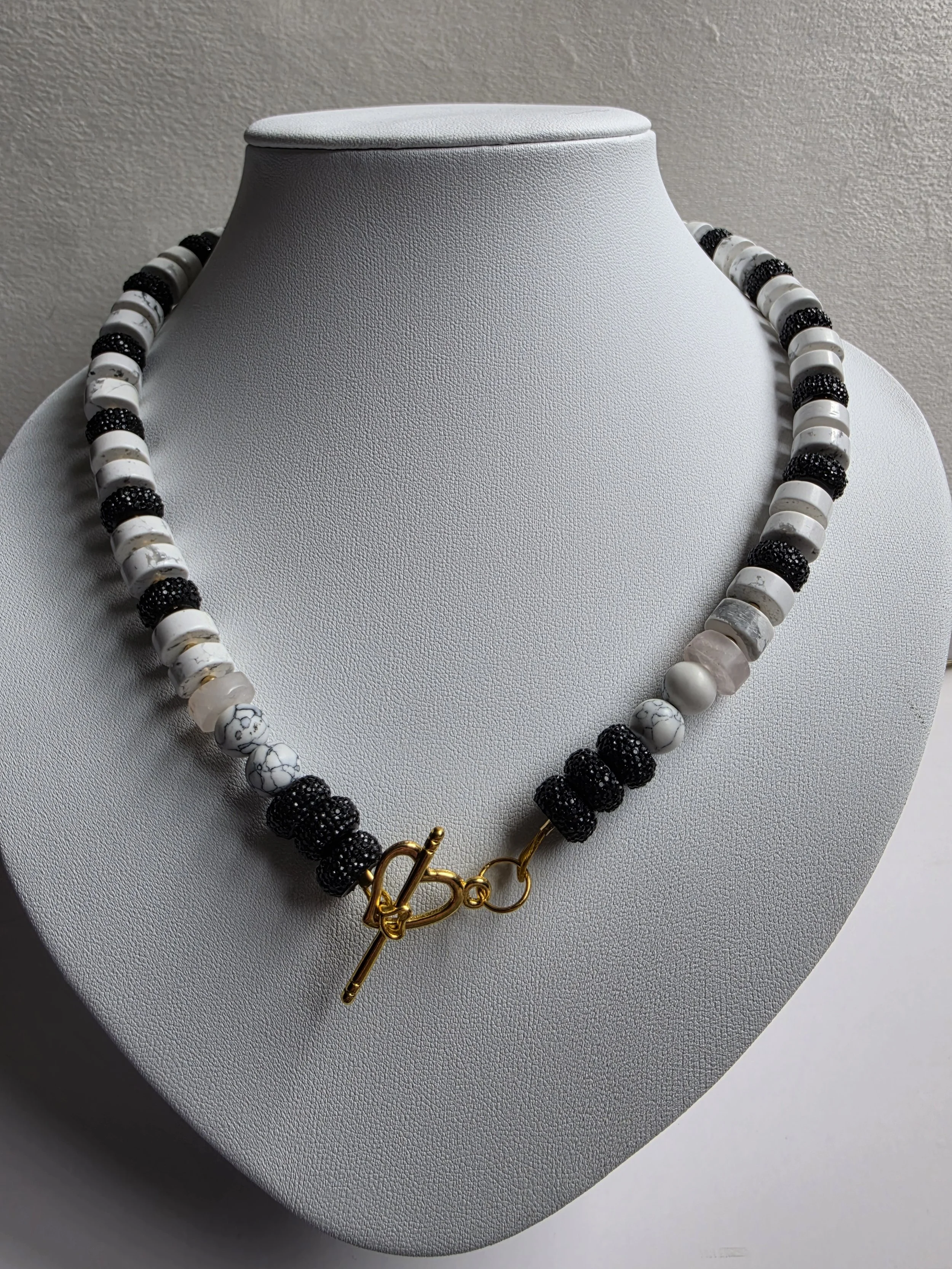 Black Marble Necklace