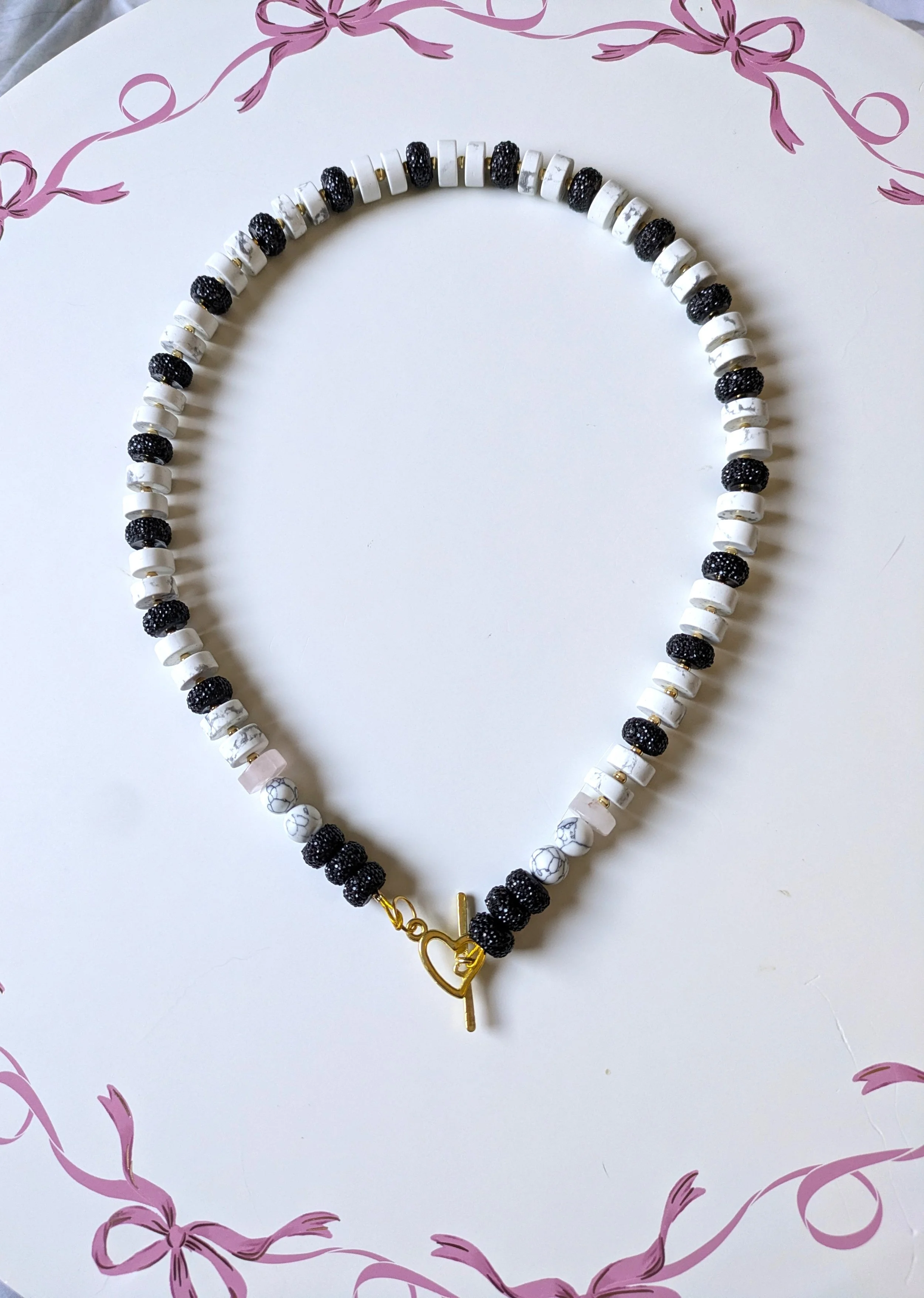 Black Marble Necklace