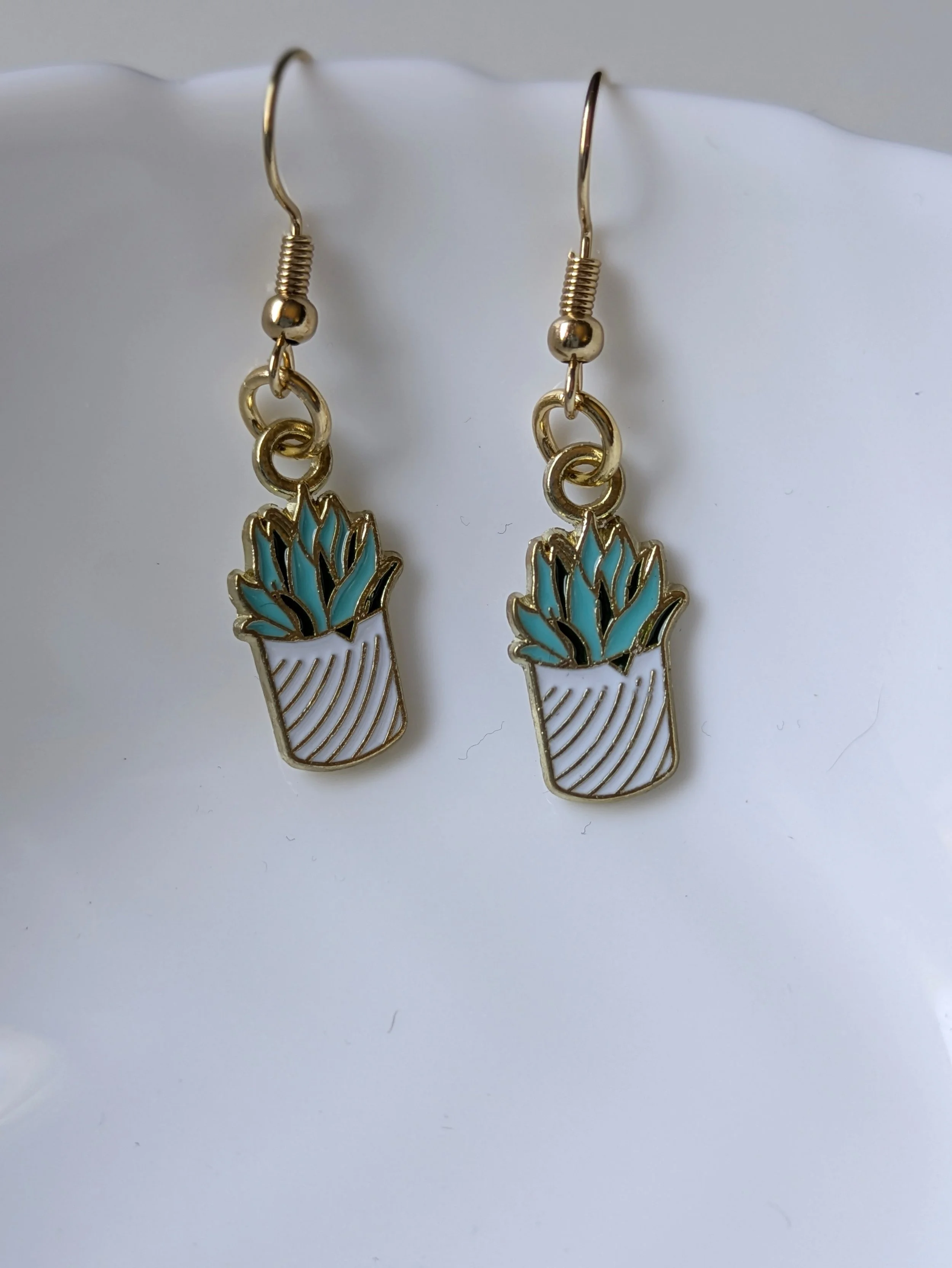 Succulent Earrings