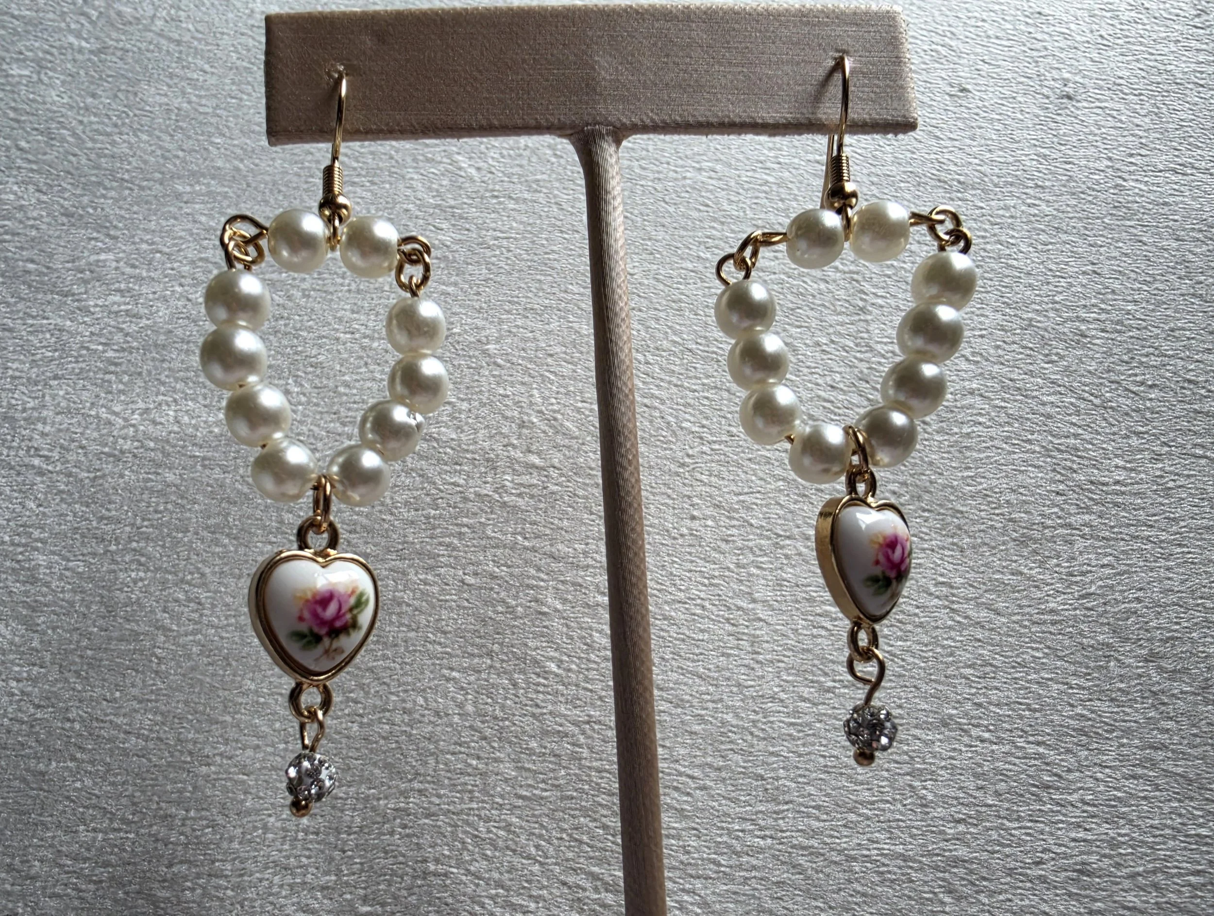 Vintage Rose Earrings