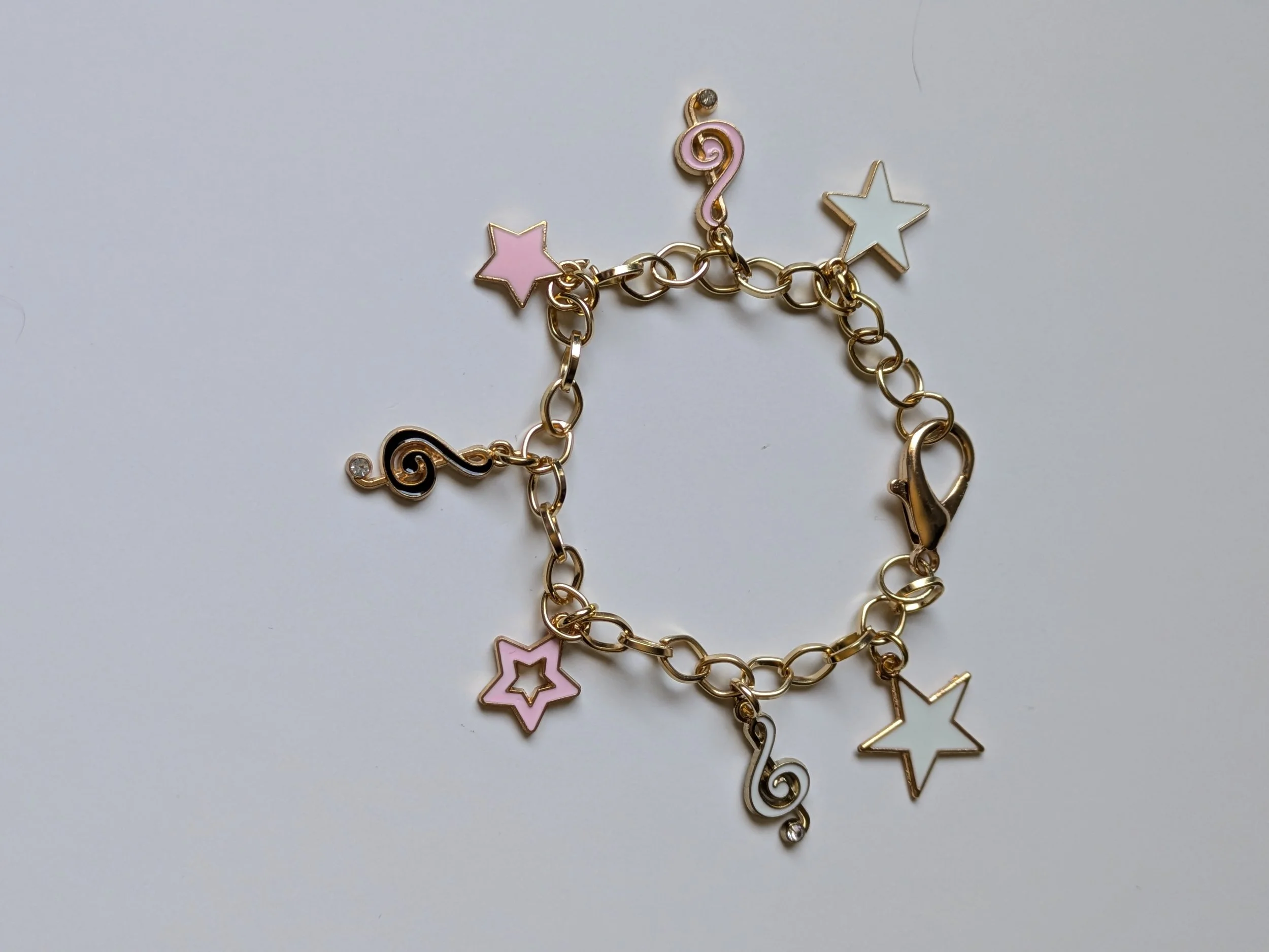 Music Star Charm Bracelet