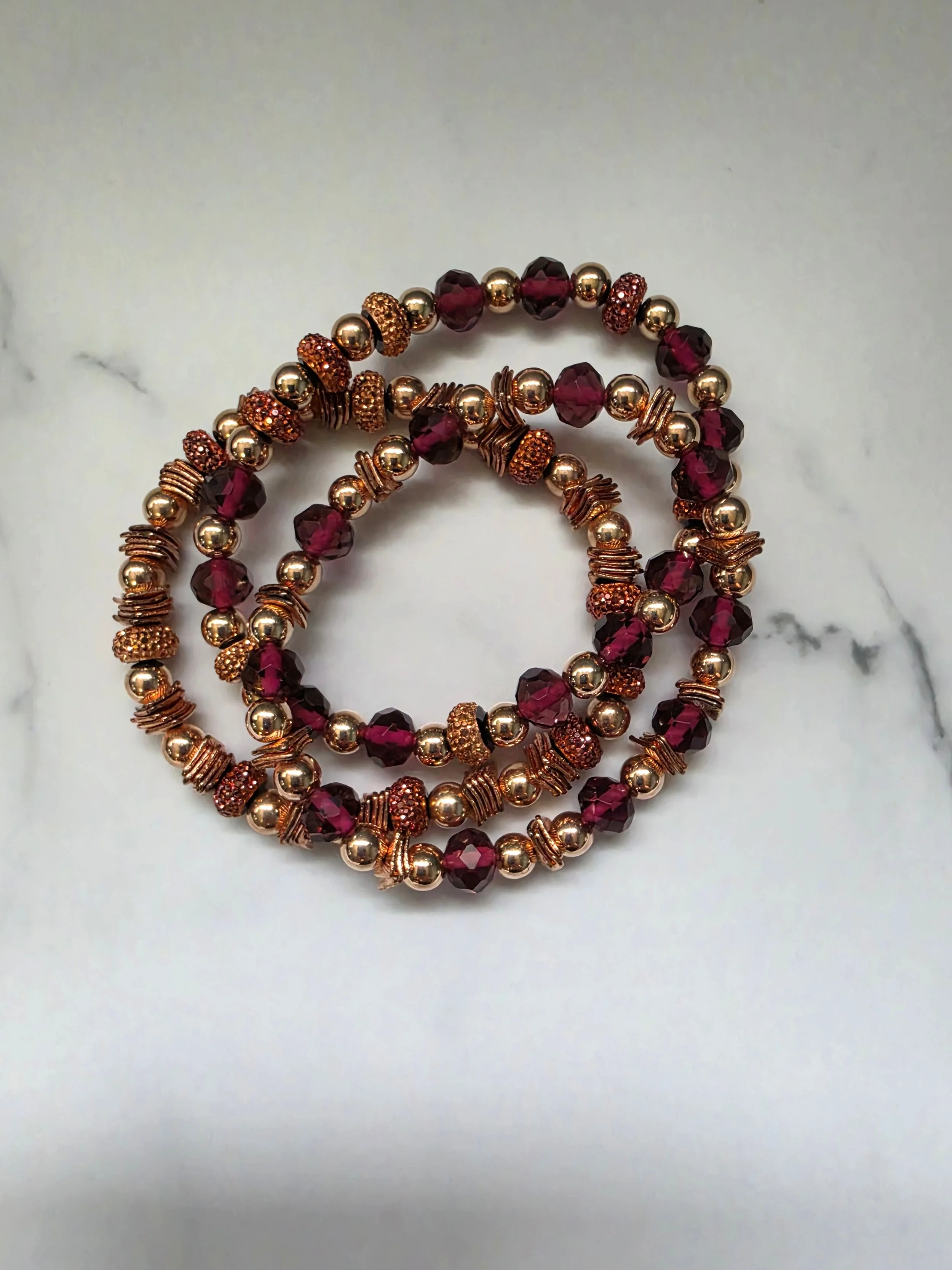 Rose Bracelet Stack