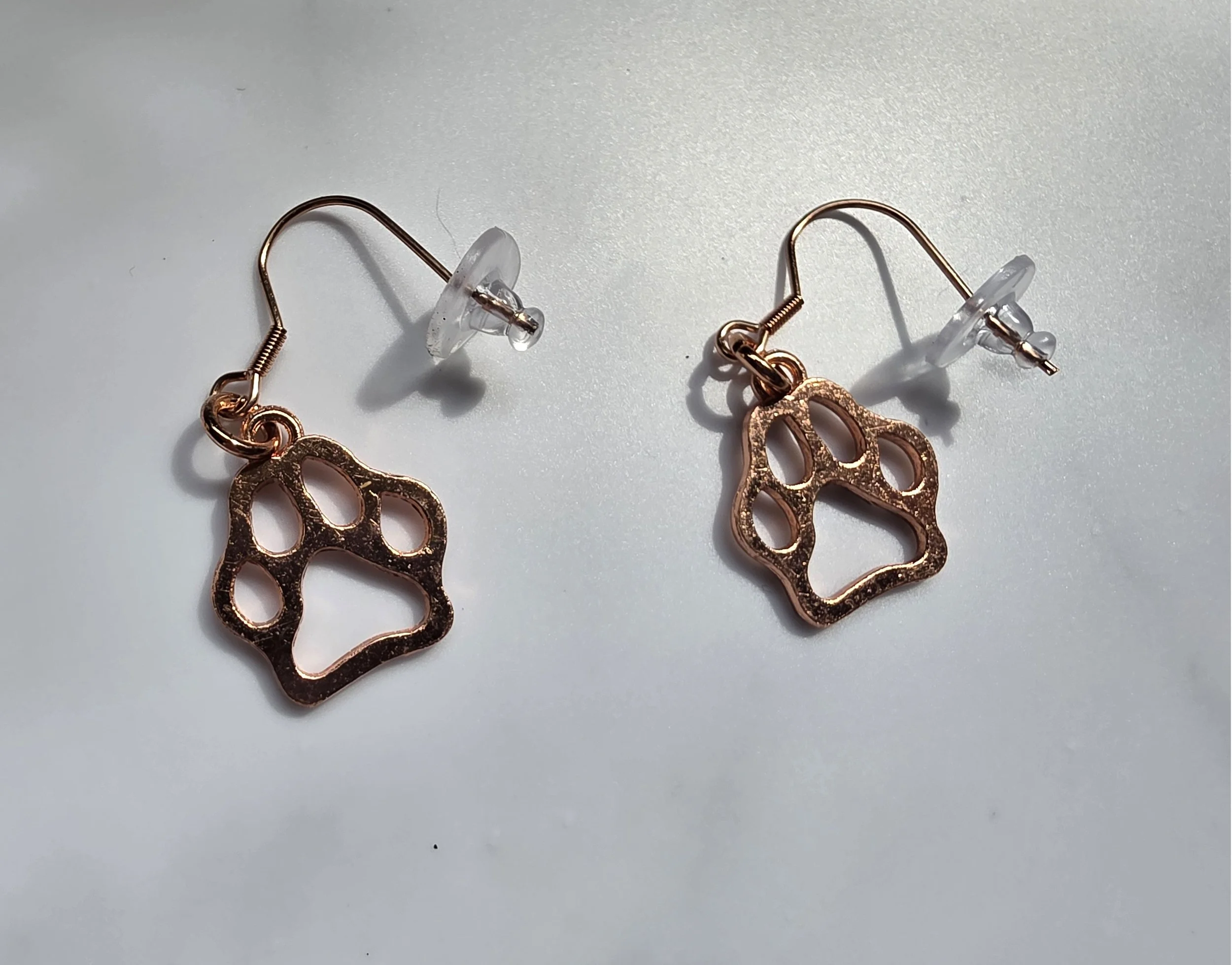 Rose Paw Earrings