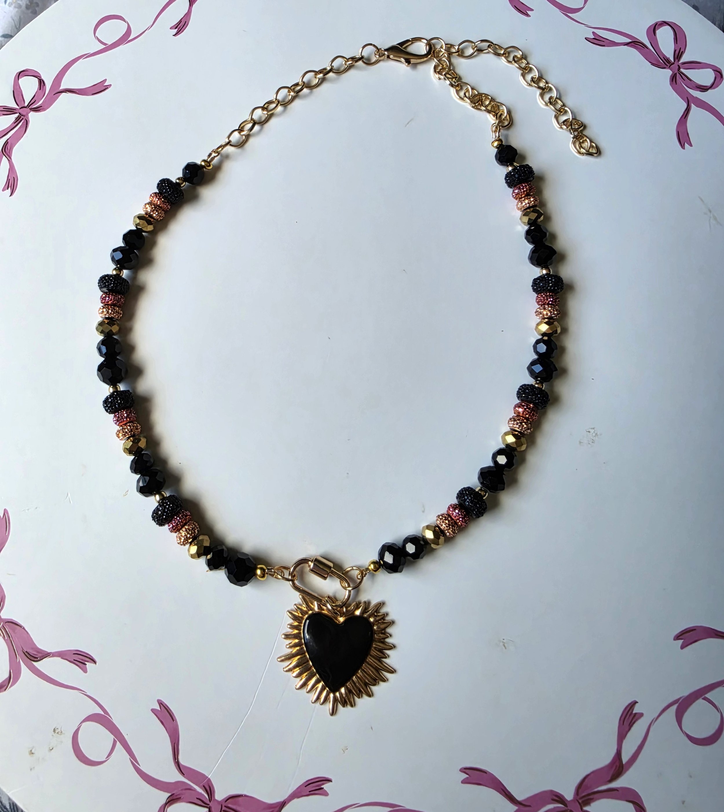 Dark Heart Necklace