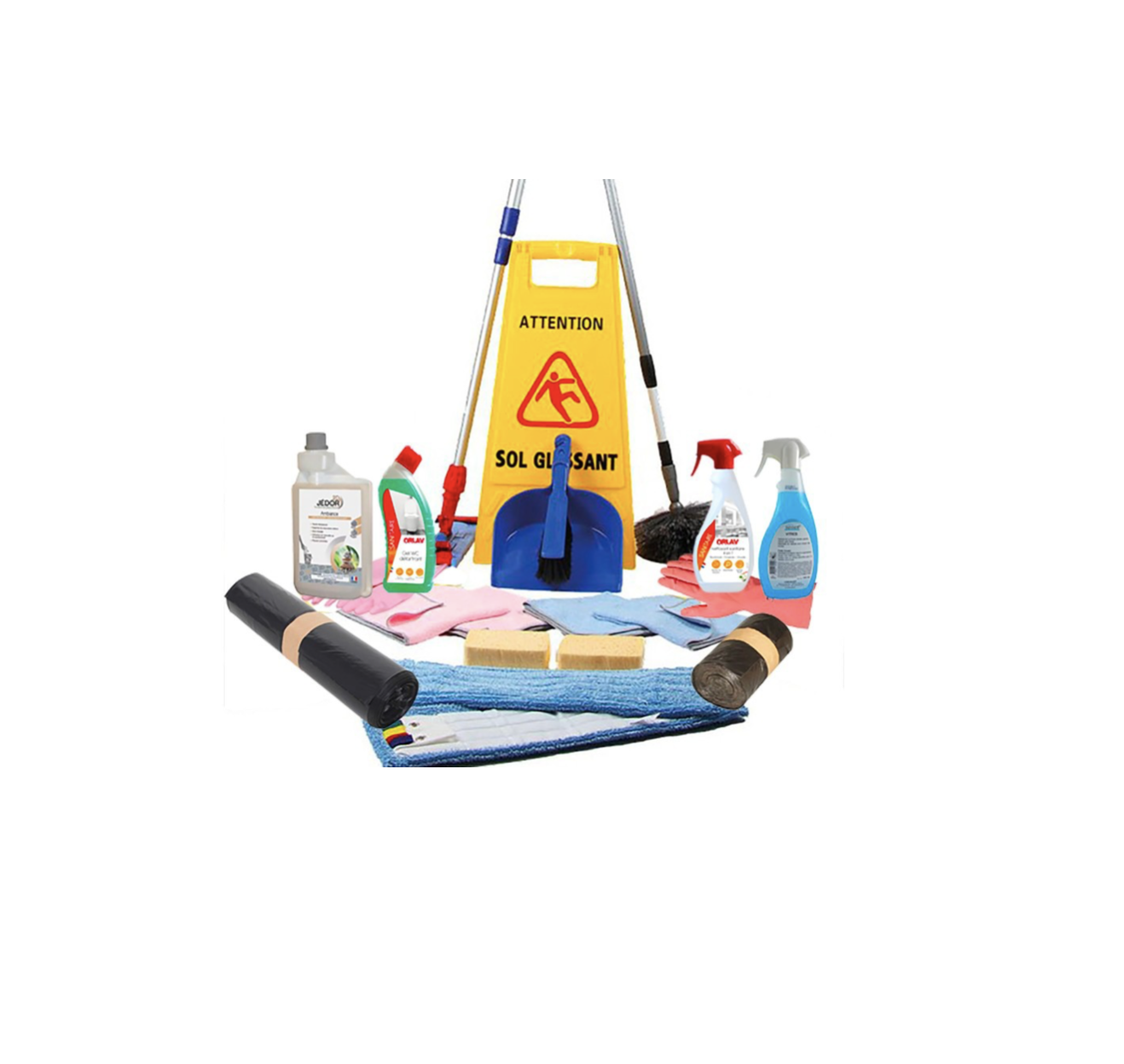 Cleaning Kit (broom, dustpan, mop, etc.)
