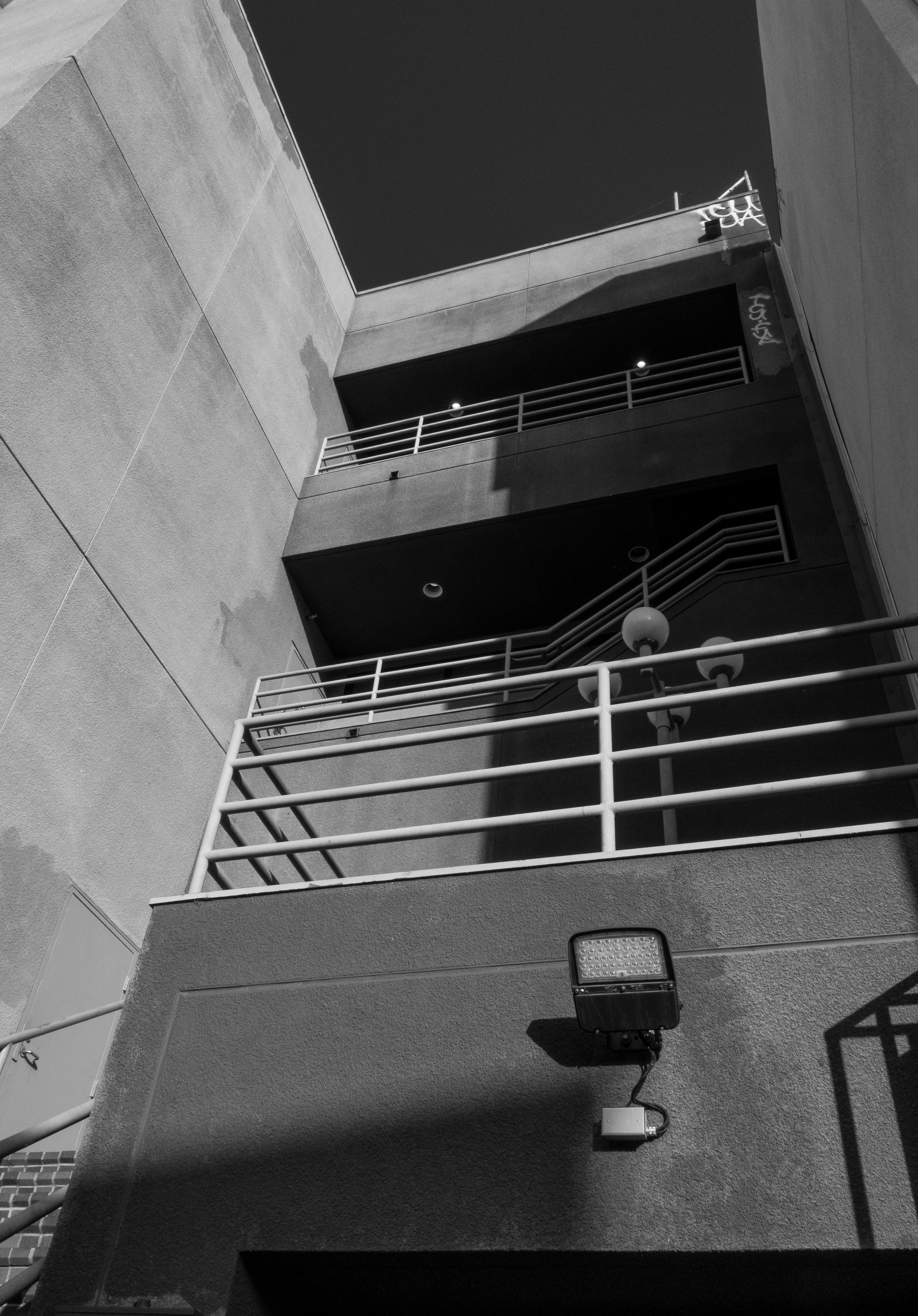 STAIRWELL IN LOS ANGELES