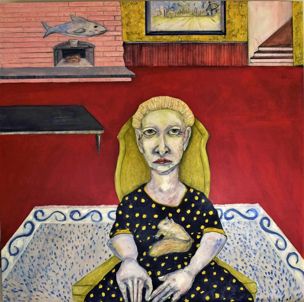 Sweet Geneva  •  Acrylic on Birch Panel  •   48 x 48 inches