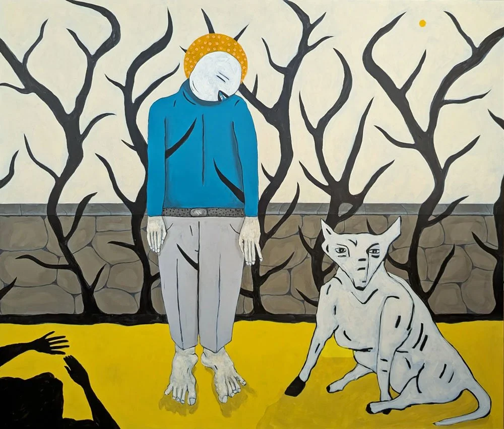 Christ Almighty  •  Acrylic on Birch Panel  •   77 x  90 inches