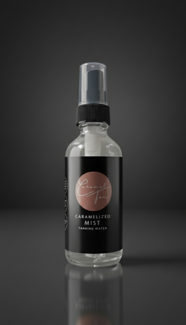 Caramelized Mist face tanning water by Caramel Tan Austin