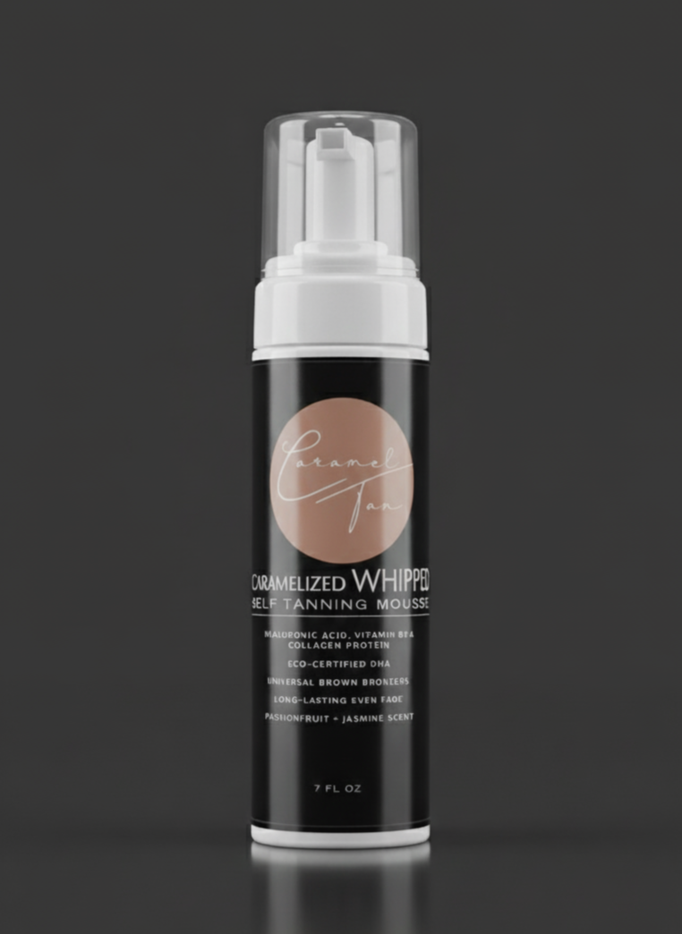 Caramelized Whipped self tan mousse by Caramel Tan Austin