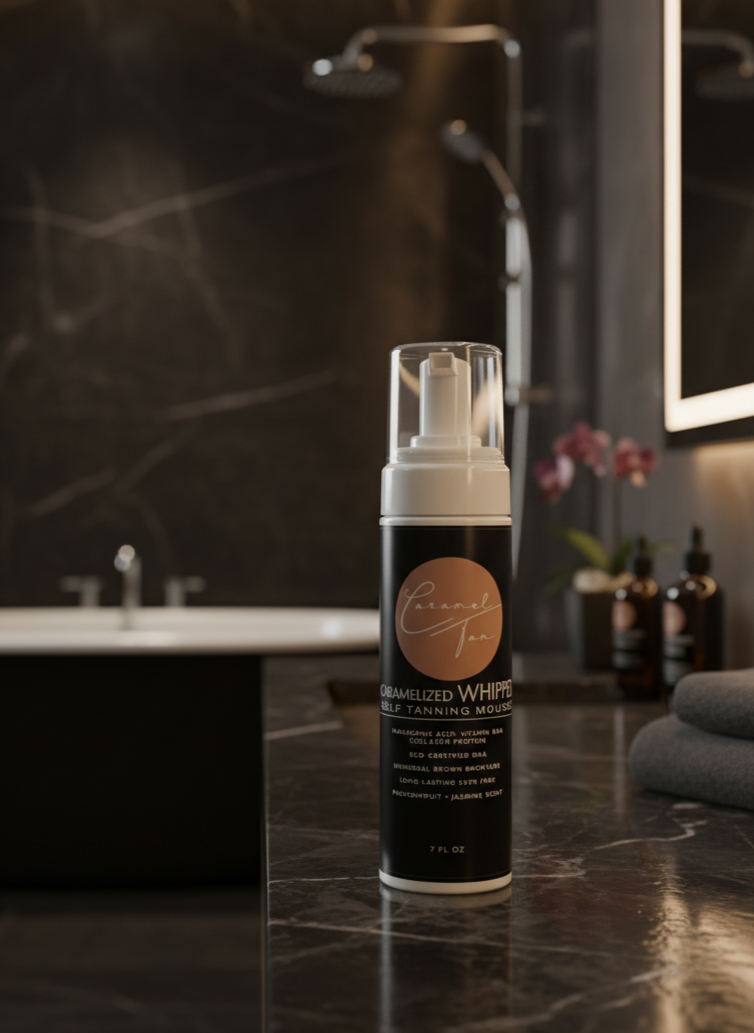 Lightweight self tanning mousse with universal bronzers