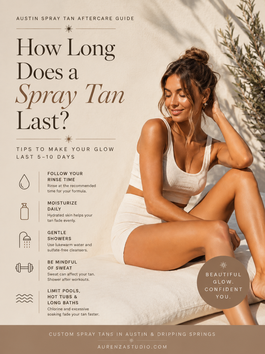 How Long Does a Spray Tan Last? Your Austin Spray Tan Aftercare Guide
