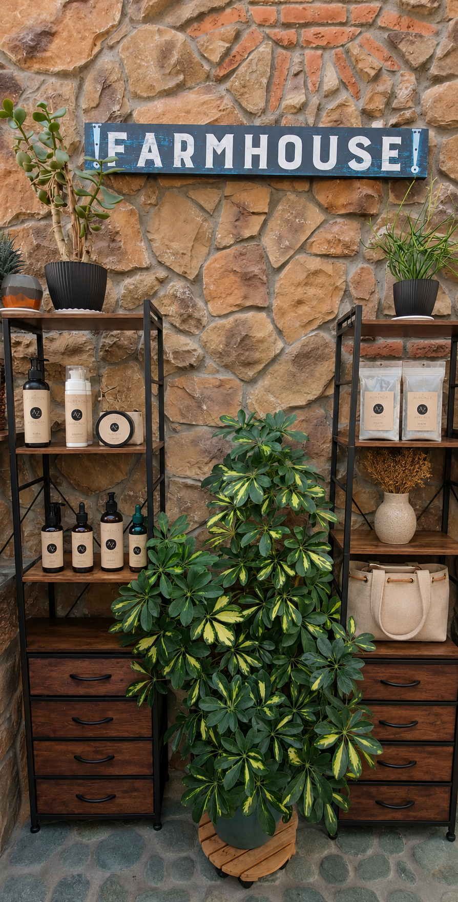 Interior of Aurenza Studio's Dripping Springs location featuring a private luxury spray tanning space designed for custom airbrush spray tans and personalized client experiences.