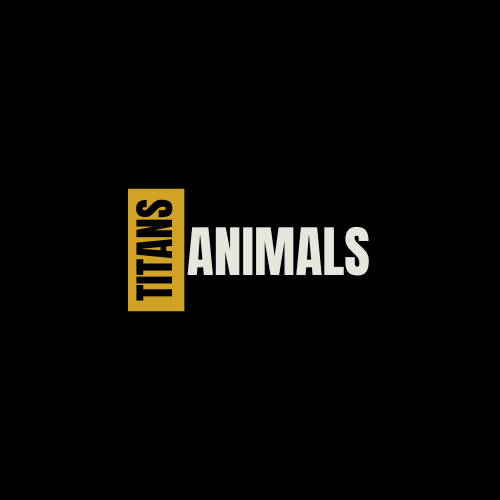 Logotipo de los Titanes Animales en fondo negro