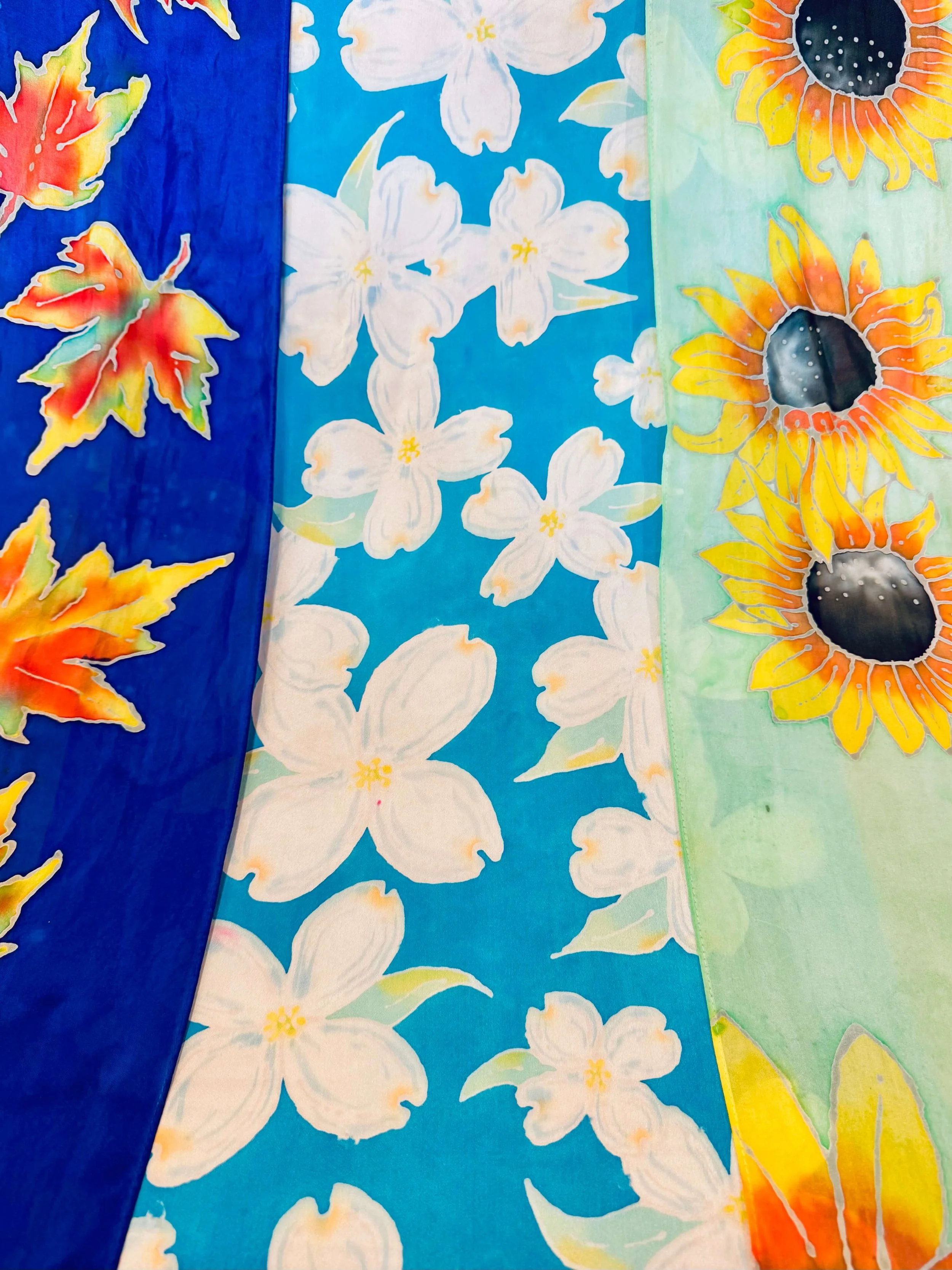 Silk Scarves by Pamela Winn