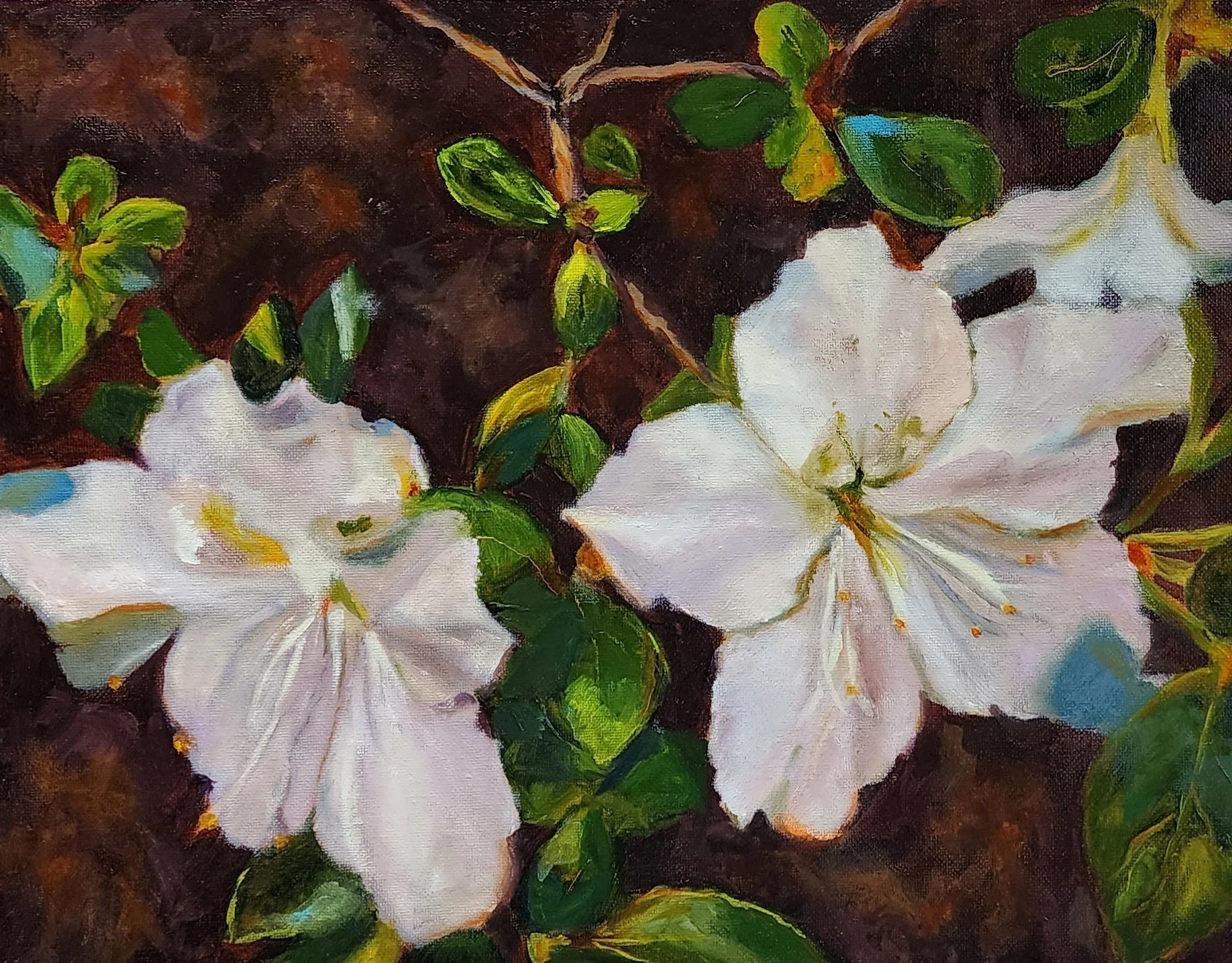 Oil Painting of Flowers