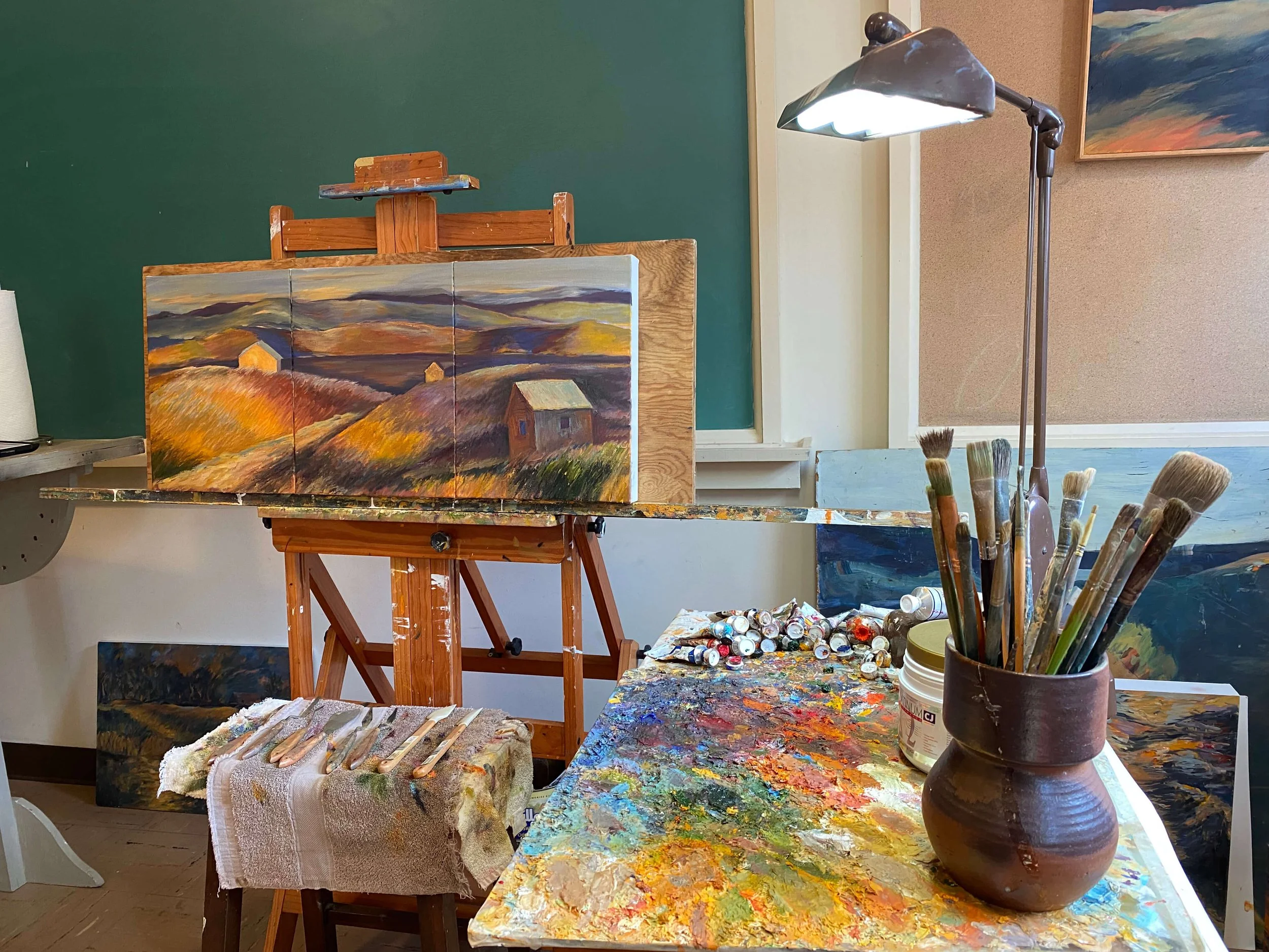 Timothy Charles Jacobs Painting Studio