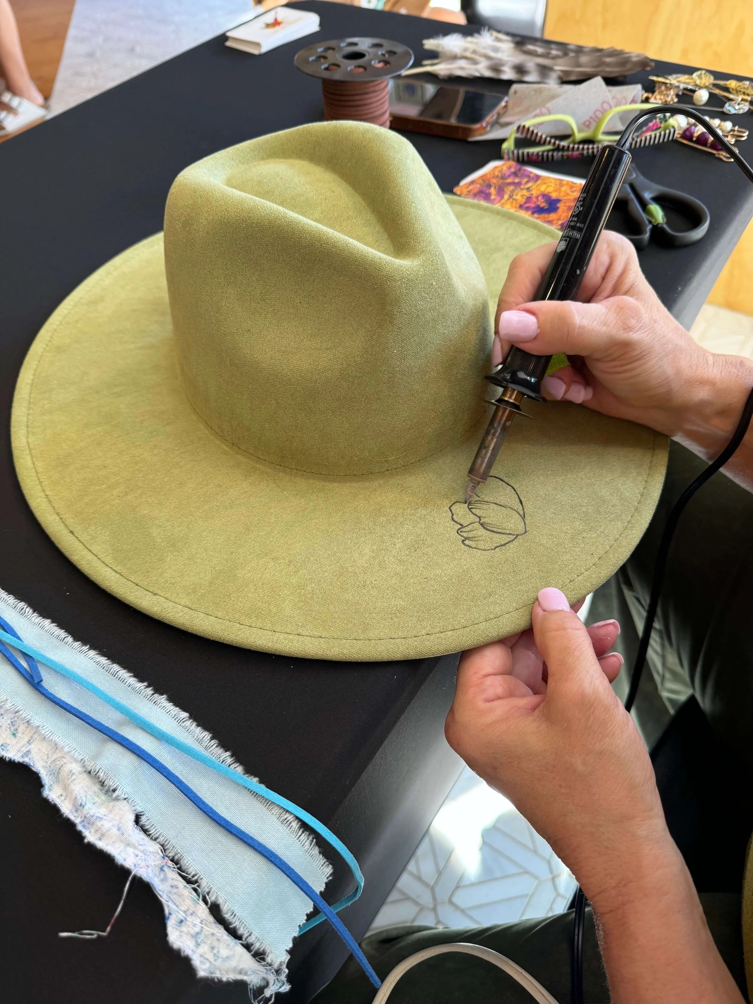 Saturday Demo Series: Woodburn Hat Surface Design