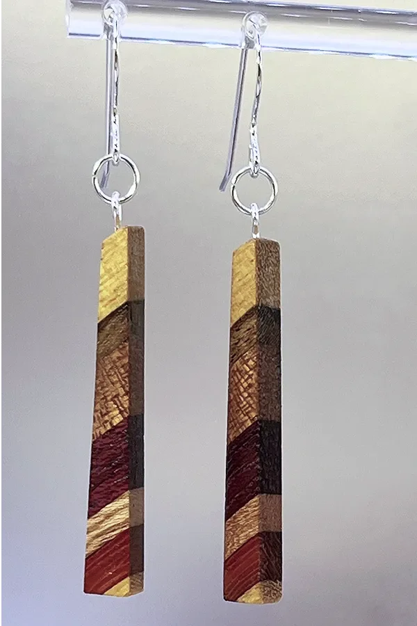 Dangle Earring, Wood