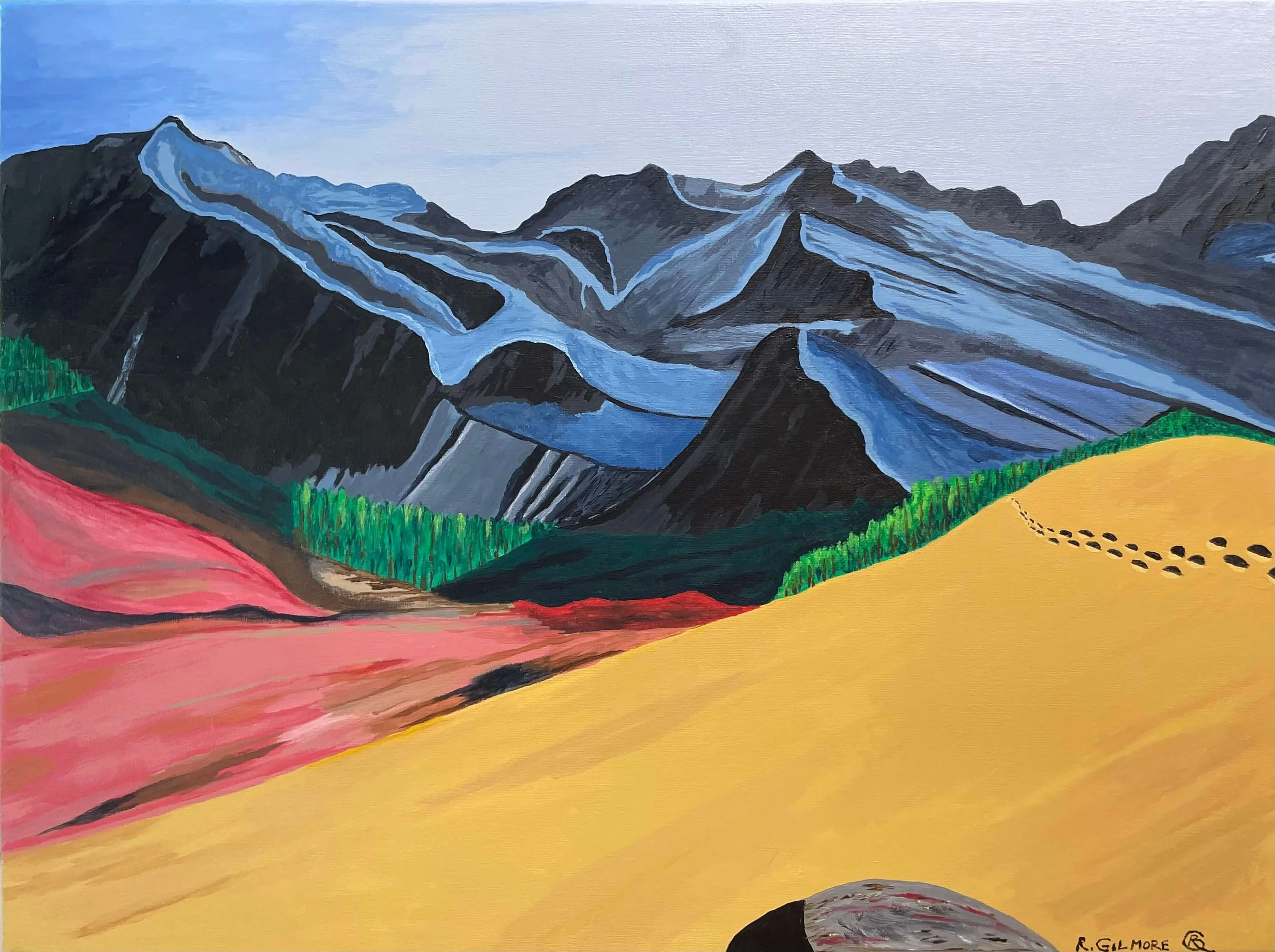 Mountain Landscape by Roger Gilmore