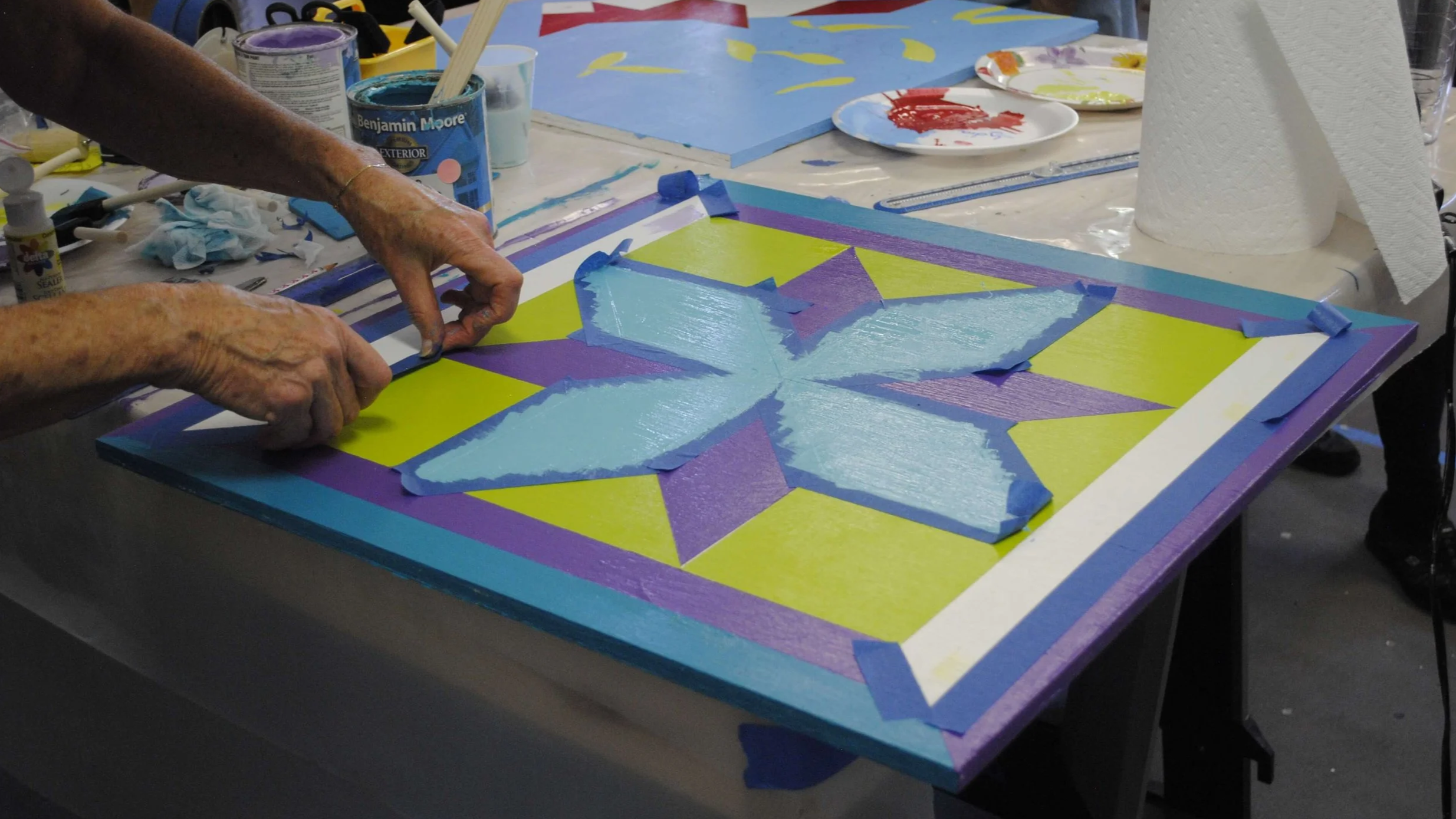 Quilt Block Painting
