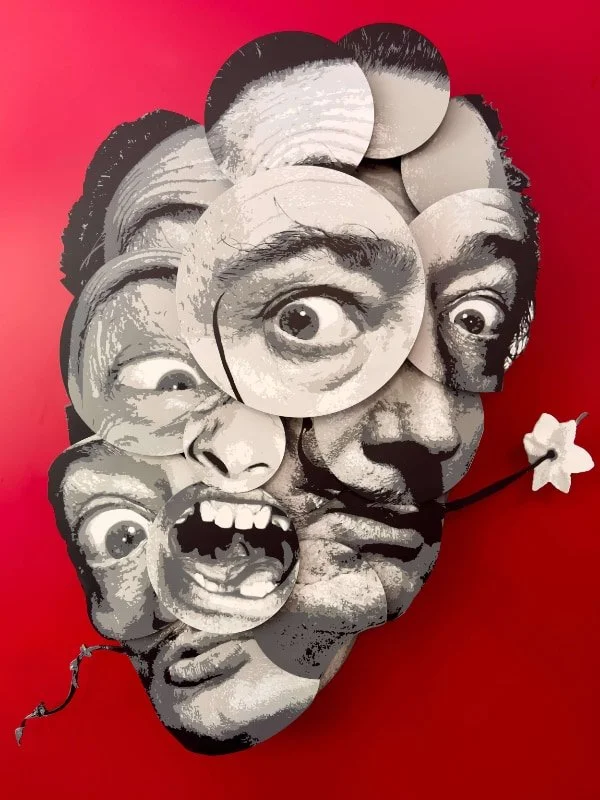 3D Sculpture of Salvador Dali by Brian Ripley
