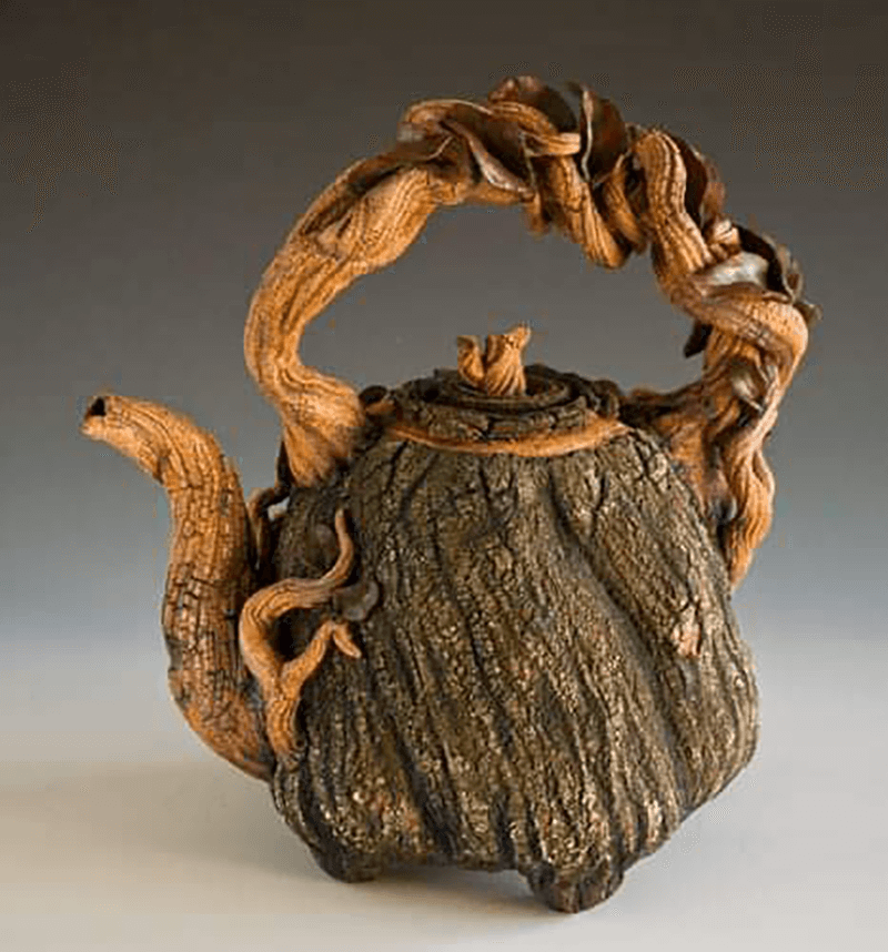 Bark Teapot by Jan Kolenda