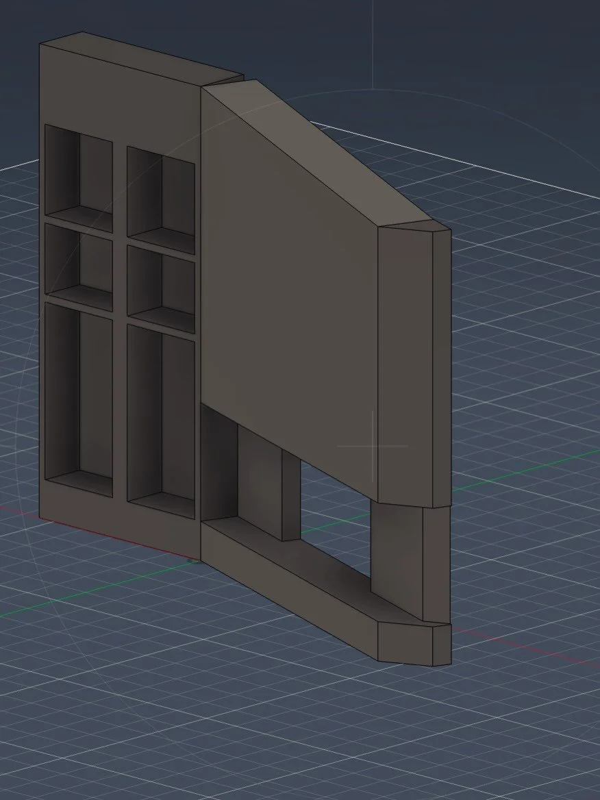 From concept to reality.

Two years ago Hurricane Harvey punched the chimney off the house. 

Months later this was nothing more than a rough 3D sketch and a stack of lumber. 

Today the fireplace insert is installed, the built-in bookcase is integra