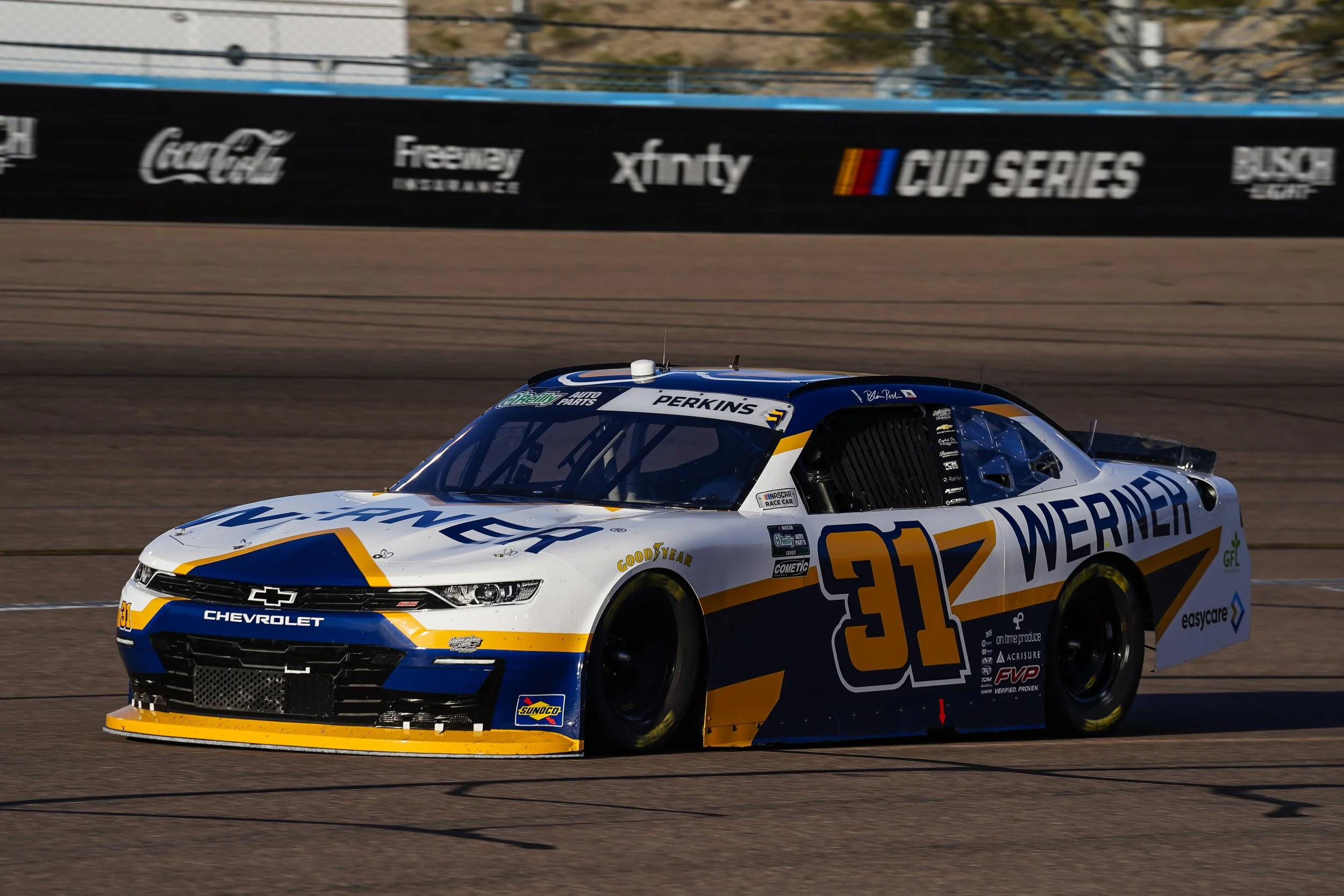 Blaine Perkins No. 31 Jordan Anderson Racing on track at Phoenix Raceway, NASCAR O'Reilly Auto Parts Series 2026