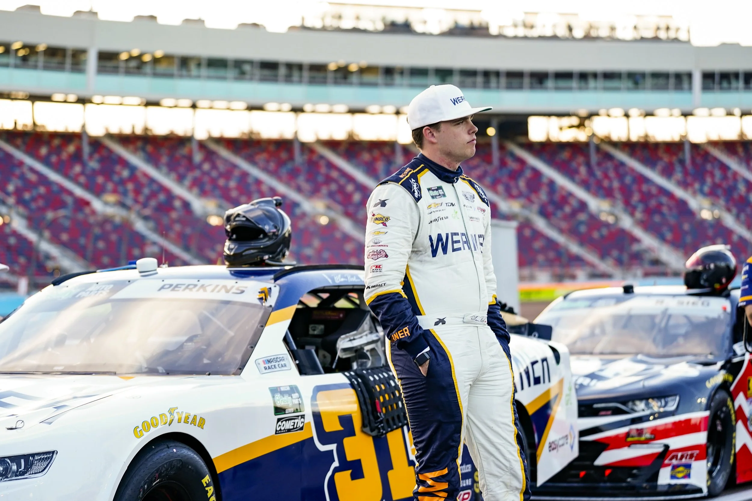 No. 31 Werner Chevrolet Blaine Perkins at Phoenix Raceway during the 2026 NASCAR O'Reilly Auto Parts Series race weekend