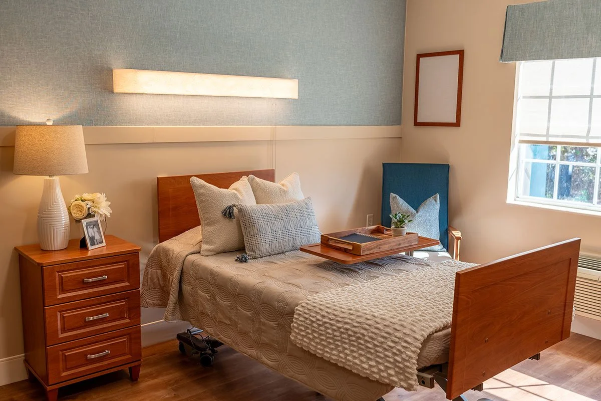 Renovated resident room at Anson Health & Rehabilitation in Wadesboro, North Carolina