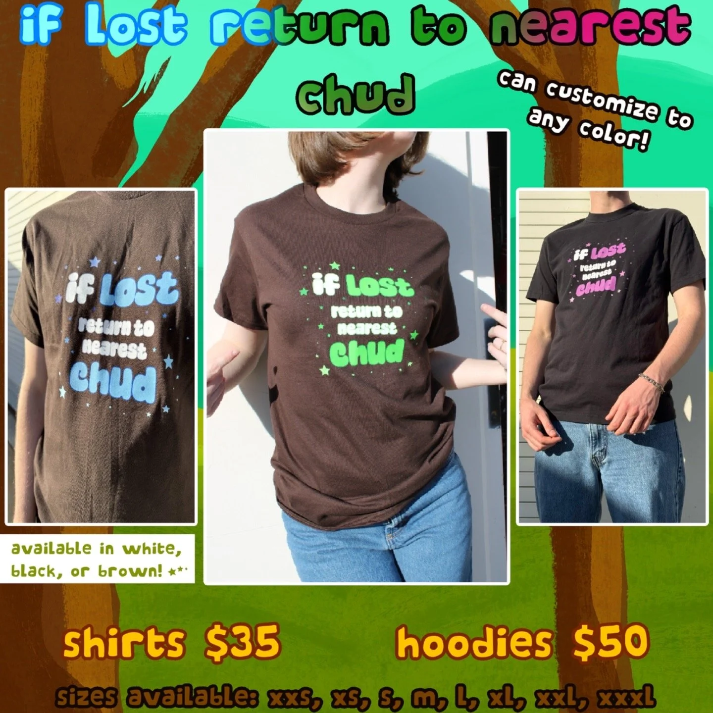 if lost return to nearest chud