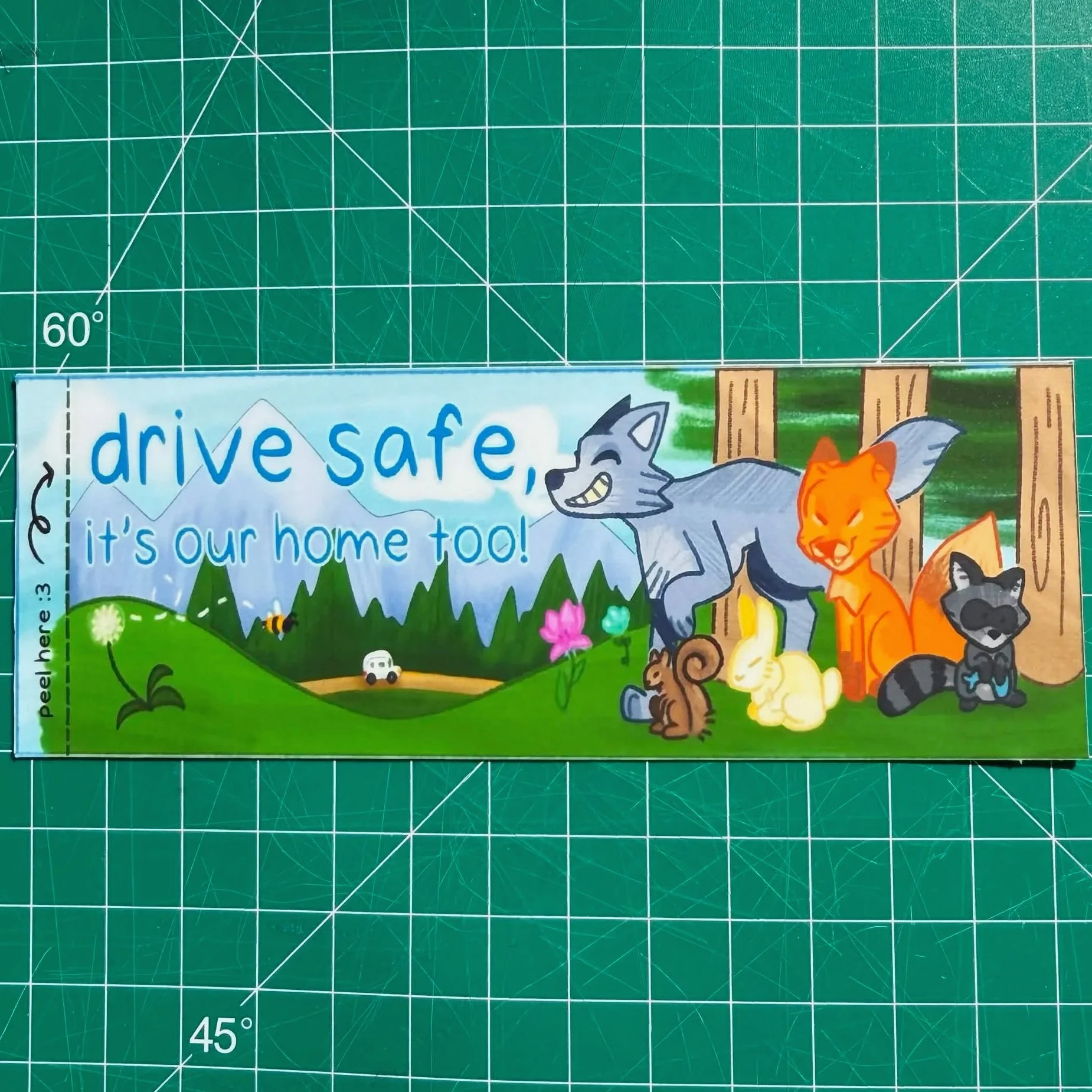 it's our home too! bumper sticker
