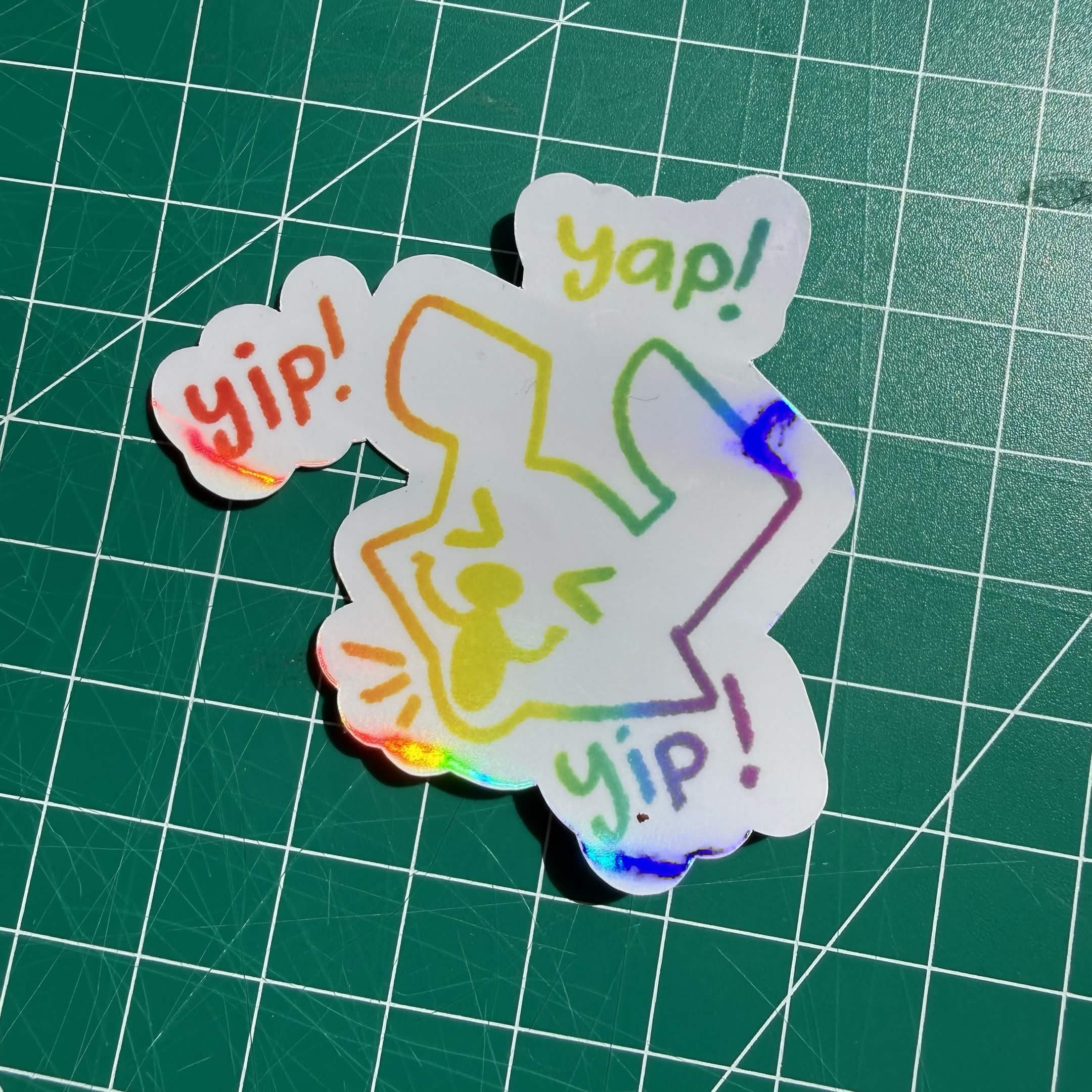 yip! yap! yip!