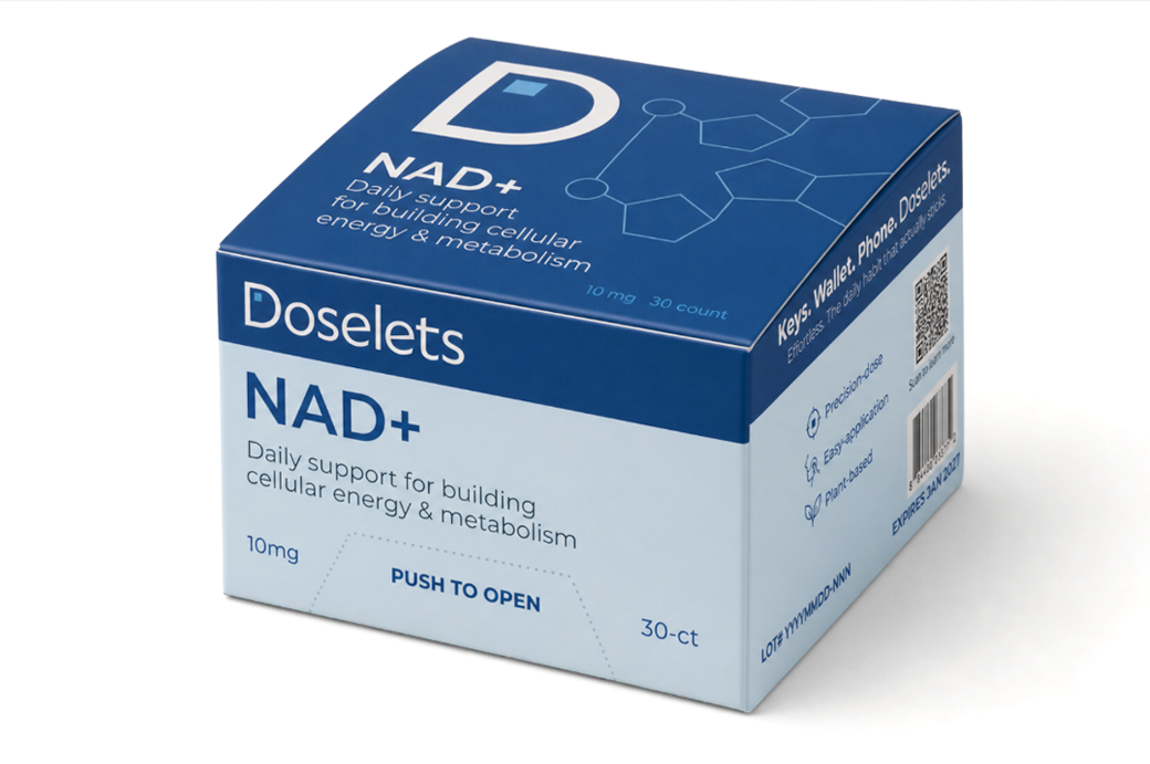 Nexture Bio Introduces the Doselet™, a Needle-Free Daily Alternative to NAD+ Injections