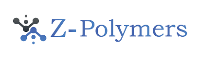 Logo of Z-Polymers featuring a stylized molecular structure.