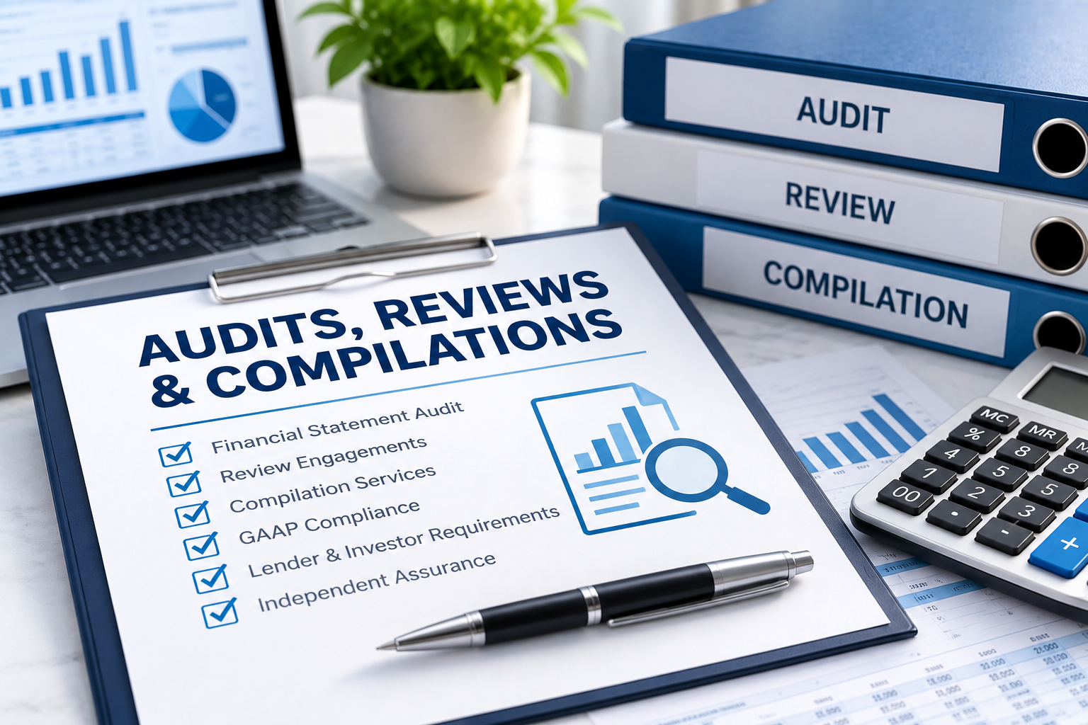 Audits, Reviews, Compilations & Advisory