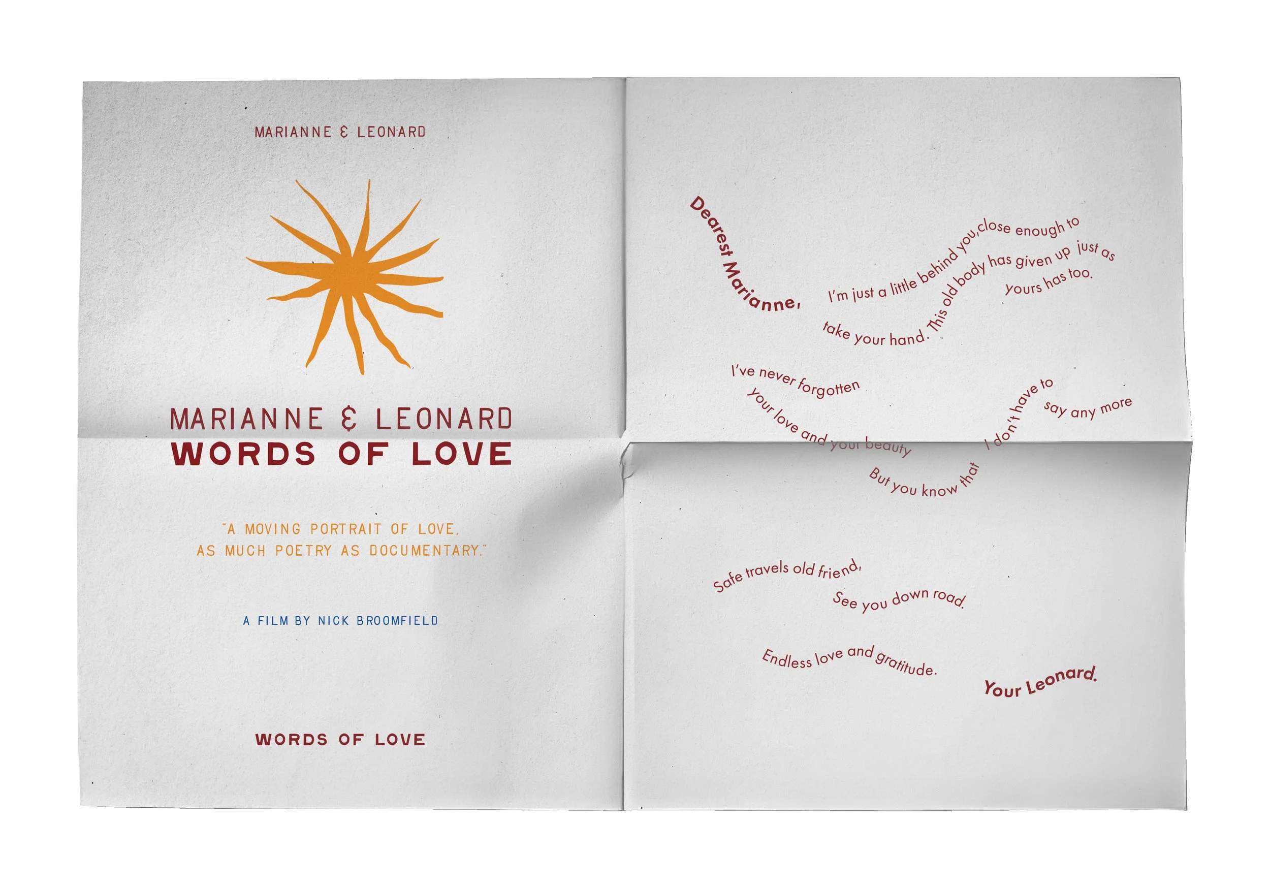 Marianne & leonard: words of love