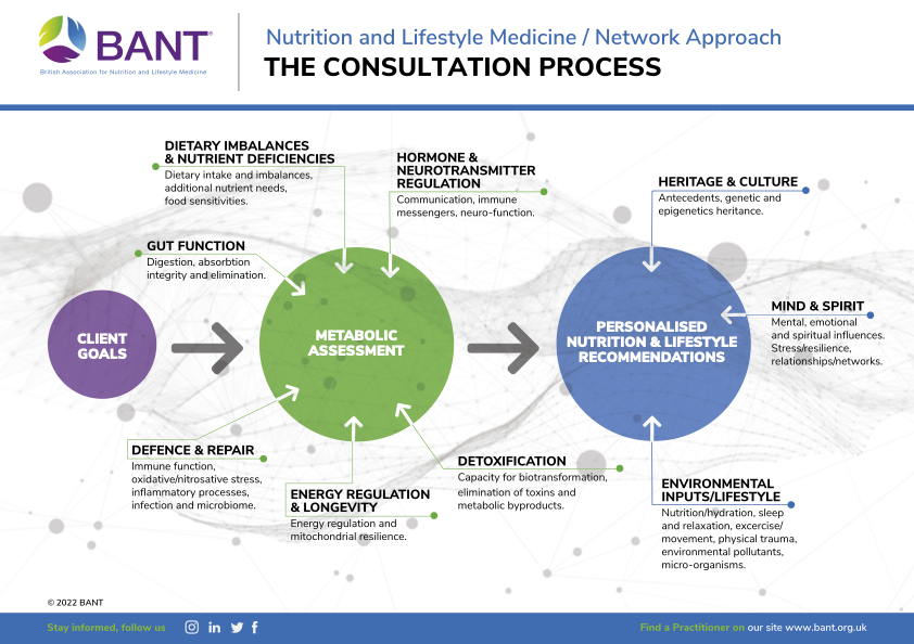 BANT | Nutrition and Lifestyle Medicine / Network Approach: The Consultation Process